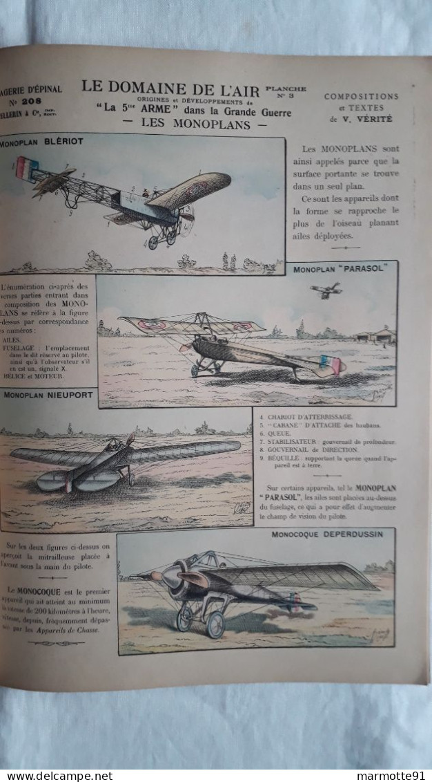 AEROSTATION AVIATION MILITAIRE 5e ARMEE DANS LA GUERRE AERIENNE 1914 1918 IMAGES EPINAL - 1914-18
