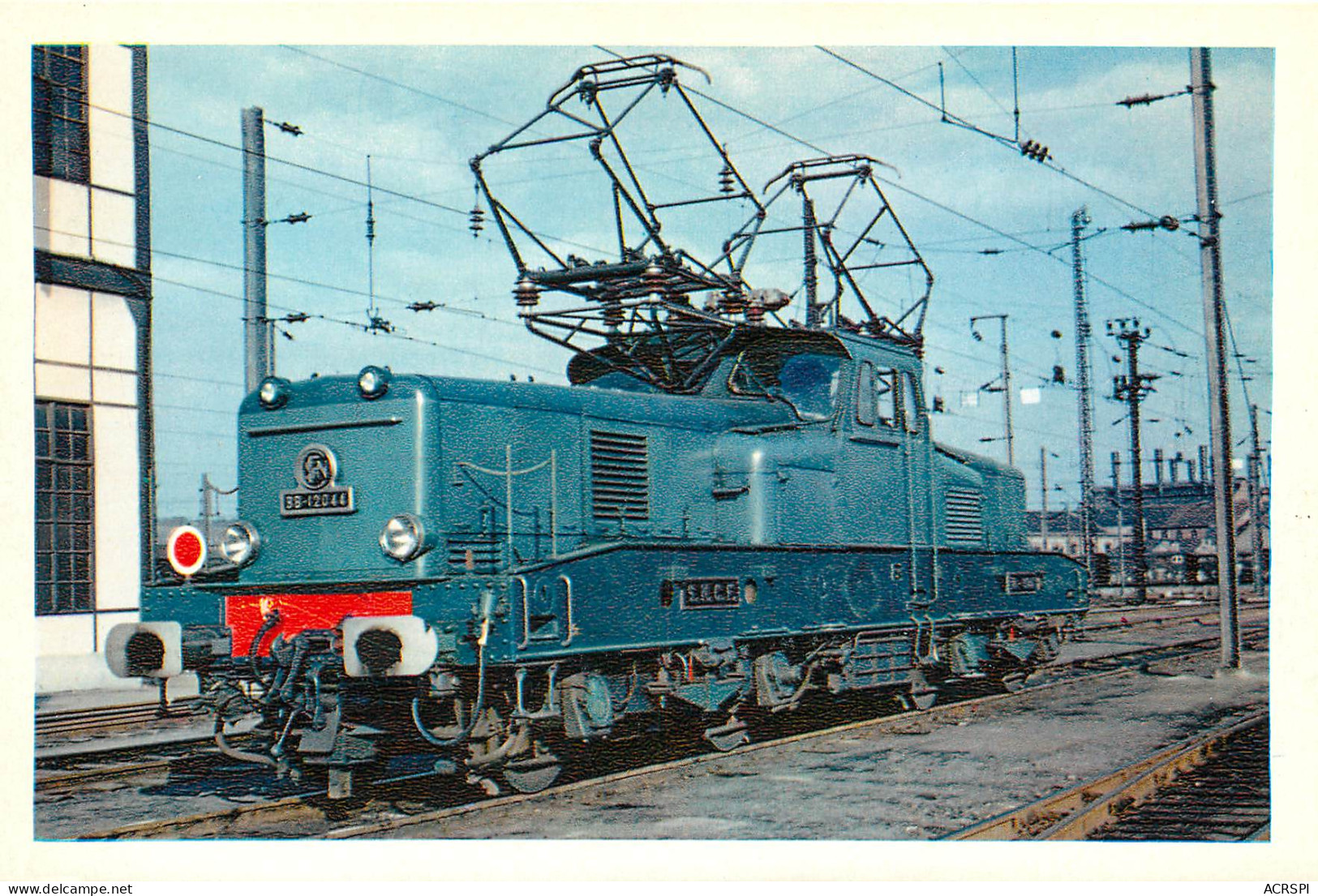 Locomotive  BB 12.000  Cliche BERNIER (scan Recto-verso) PFRCR00039 P - Trains