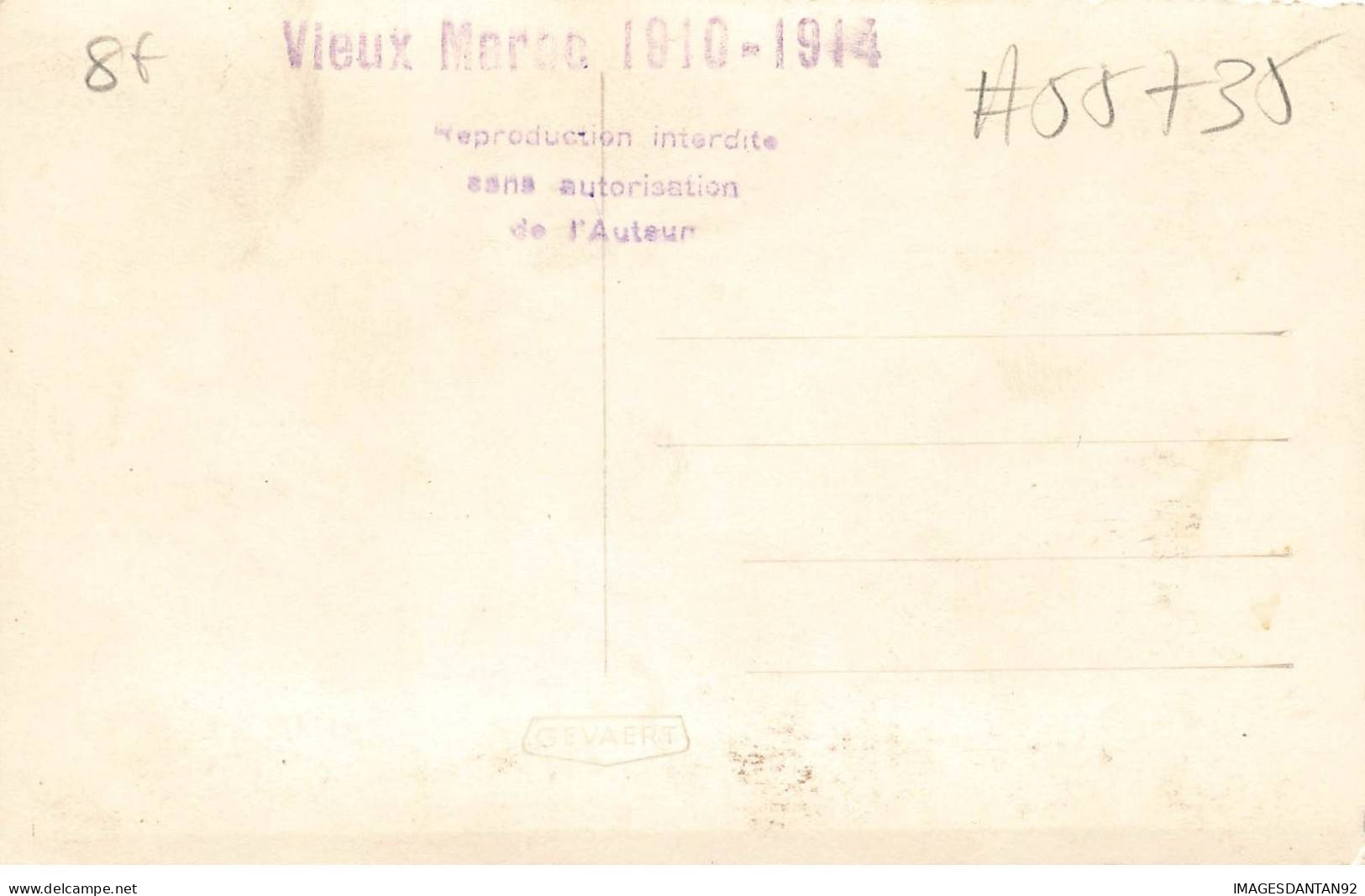 MAROC #FG55735 VIEUX MAROC 1910 1914 CARTE PHOTO PLACE ROYAL HOTEL - Other & Unclassified