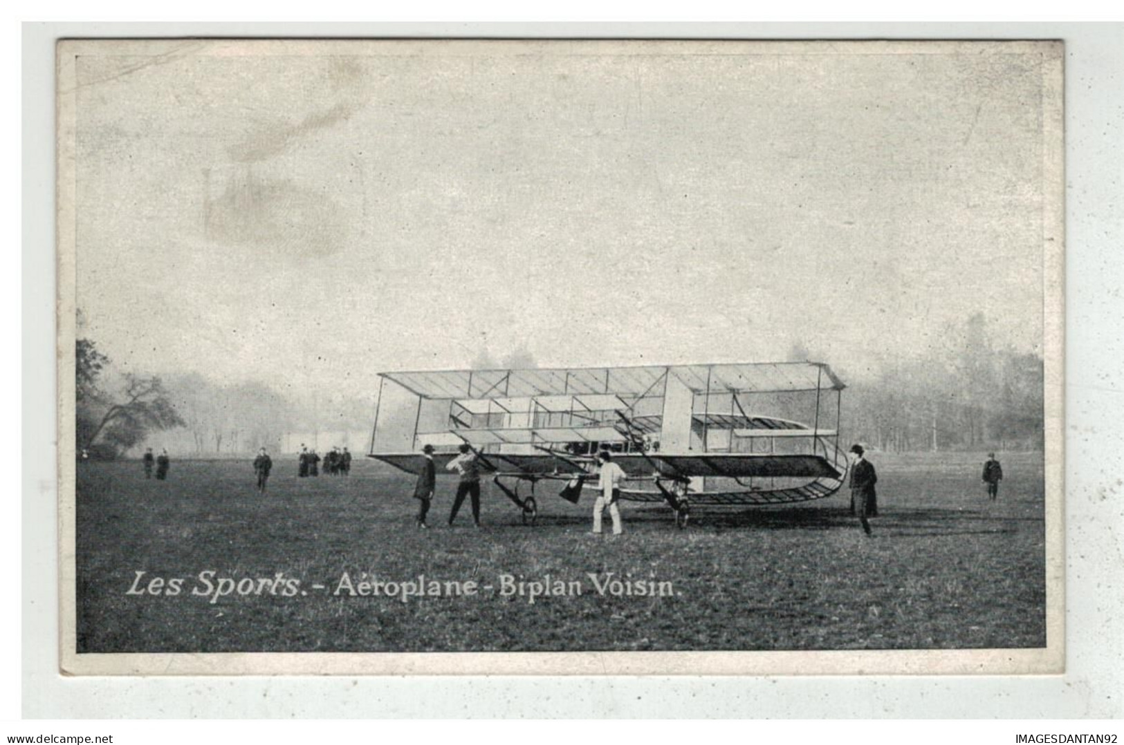 AVION #15926 LES SPORTS AEROPLANE BIPLAN VOISIN AVIATION - ....-1914: Voorlopers