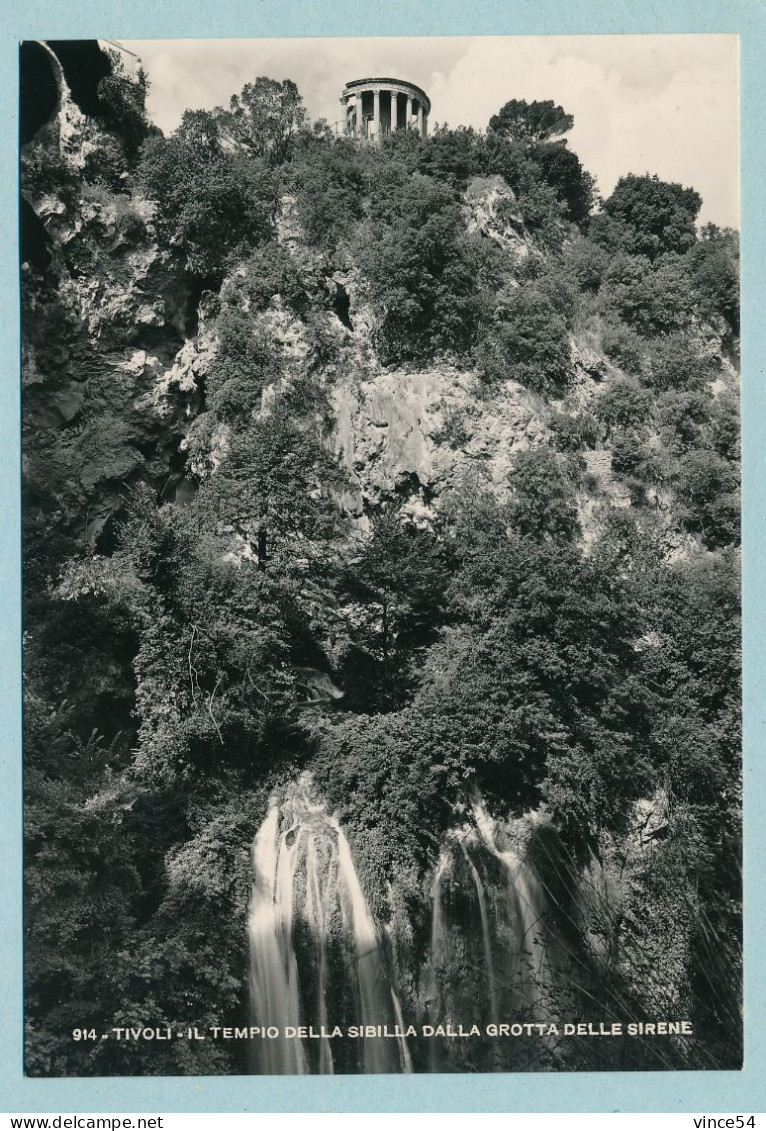 TIVOLI - Il Tempio Della Sibilla Dalla Grotta Delle Sirene - Tivoli