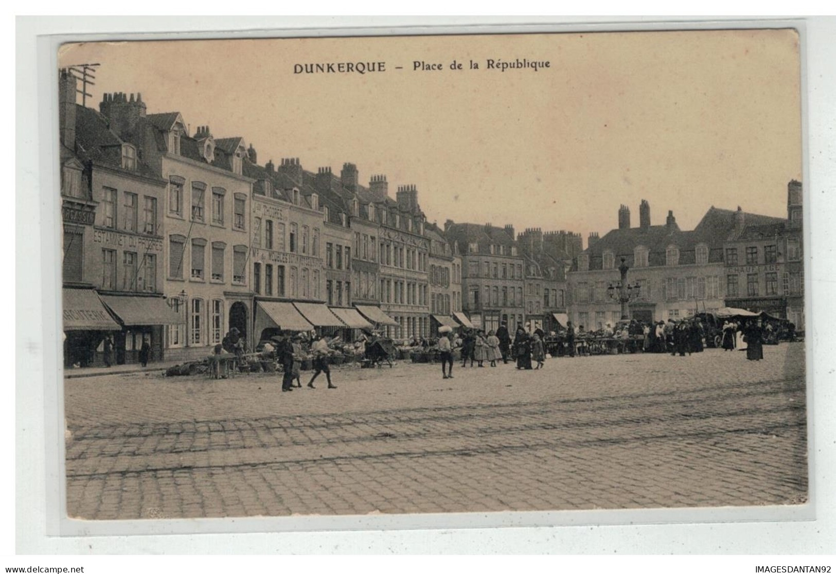 59 DUNKERQUE PLACE DE LA REPUBLIQUE LE MARCHE - Dunkerque