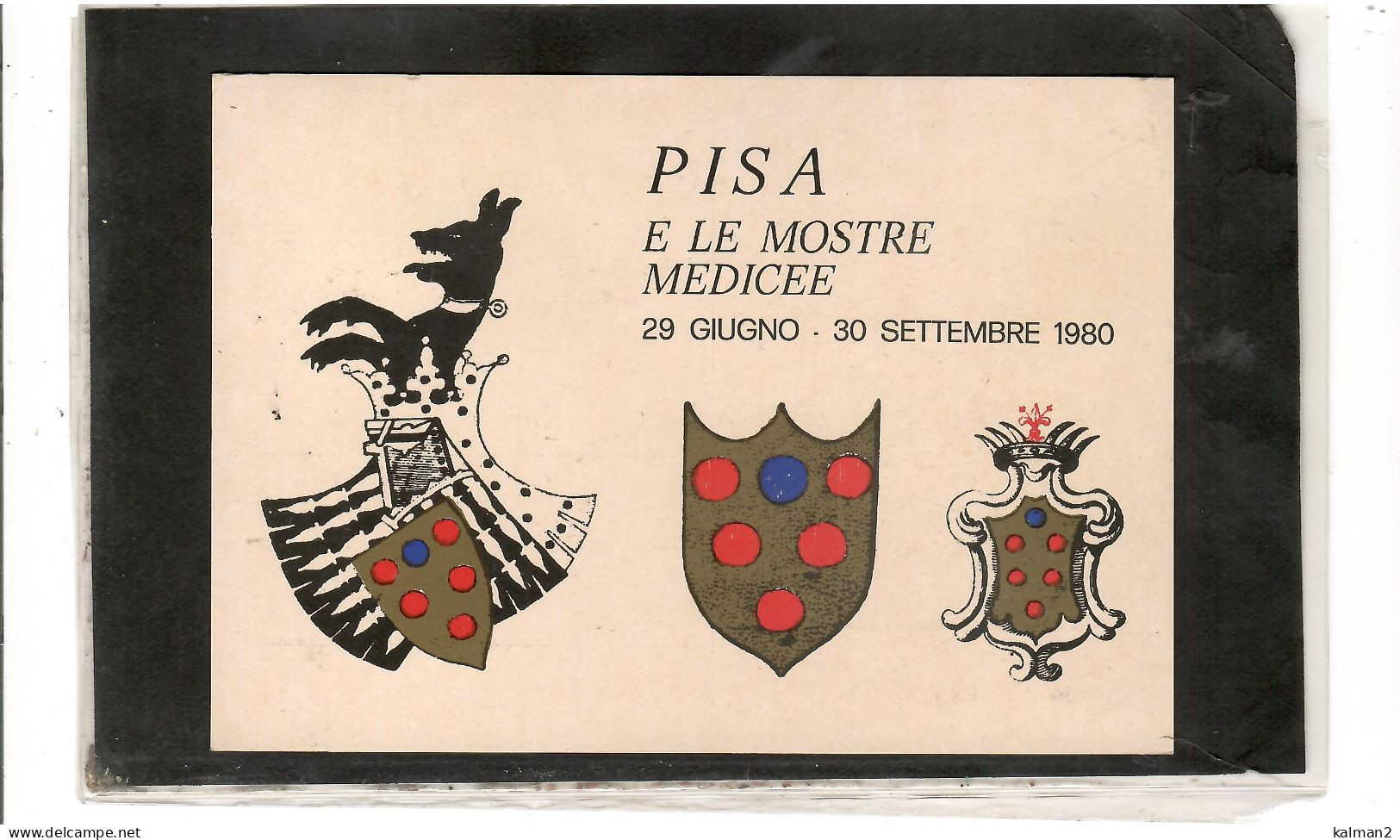 TEM20128 -  FIRENZE 2.7.1980  /  " FIRENZE E LA TOSCANA DEI MEDICI " - Non Classificati