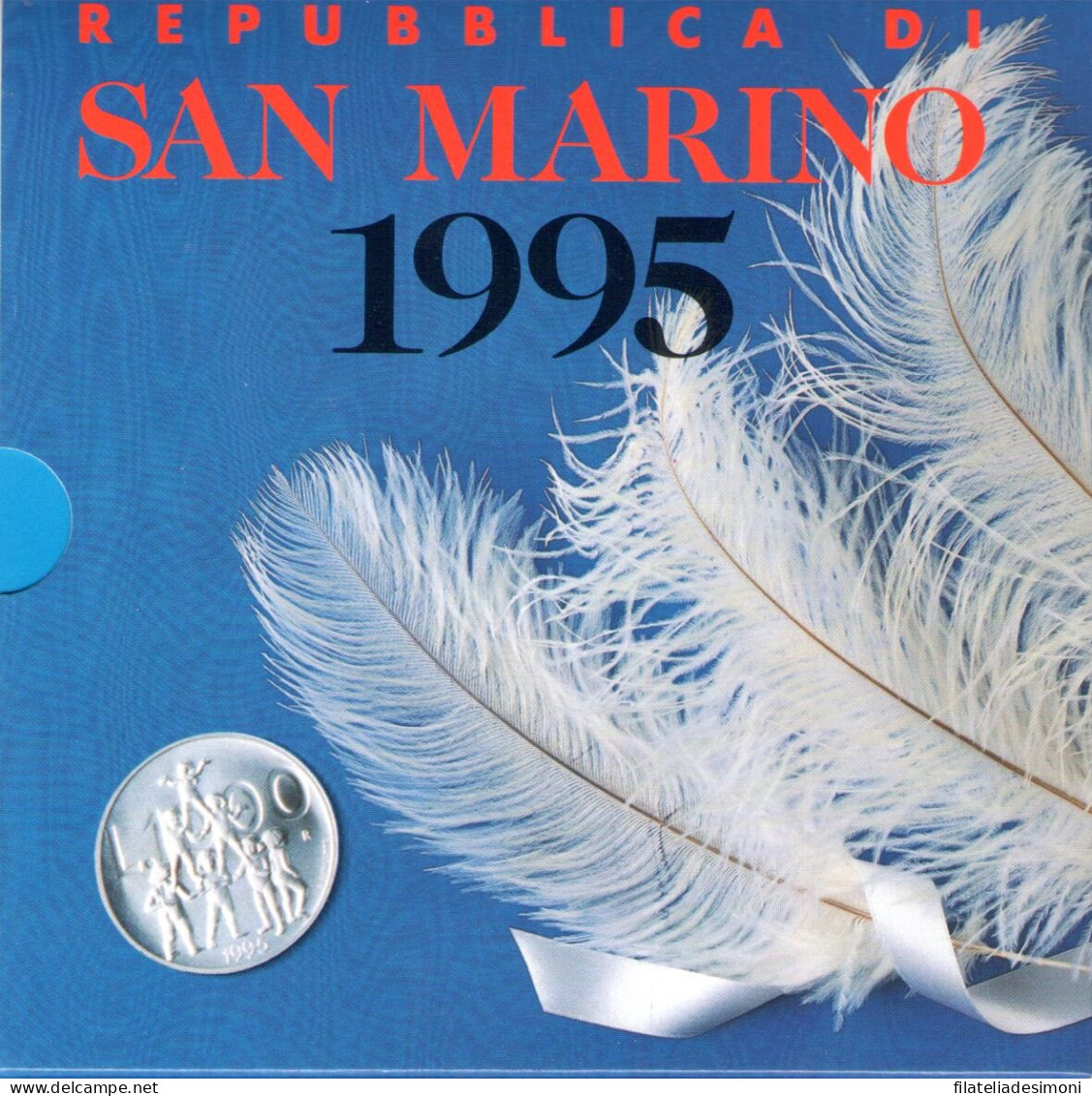 1995 Repubblica Di San Marino, Monete Divisionali, Serie Completa FDC - Saint-Marin
