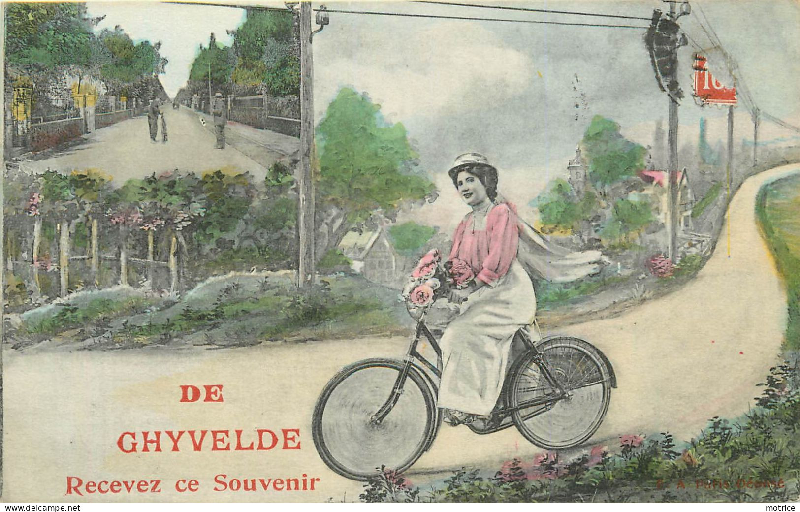 De CHYVELDE Recevez Ce Souvenir, Carte Illustrée. - Jeumont