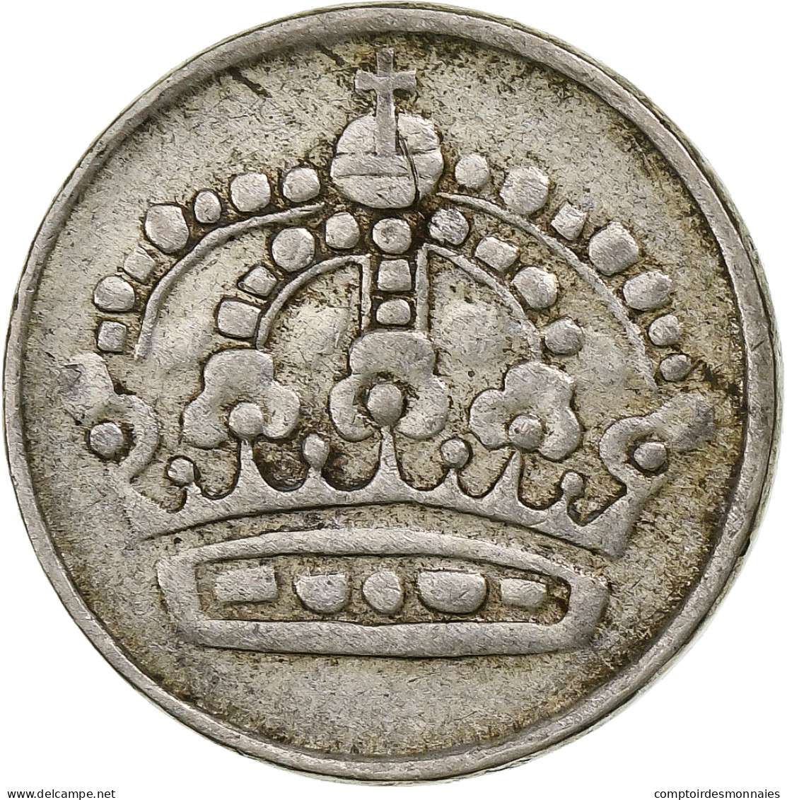 Suède, Gustaf VI, 25 Öre, 1957, Argent, TB, KM:824 - Schweden