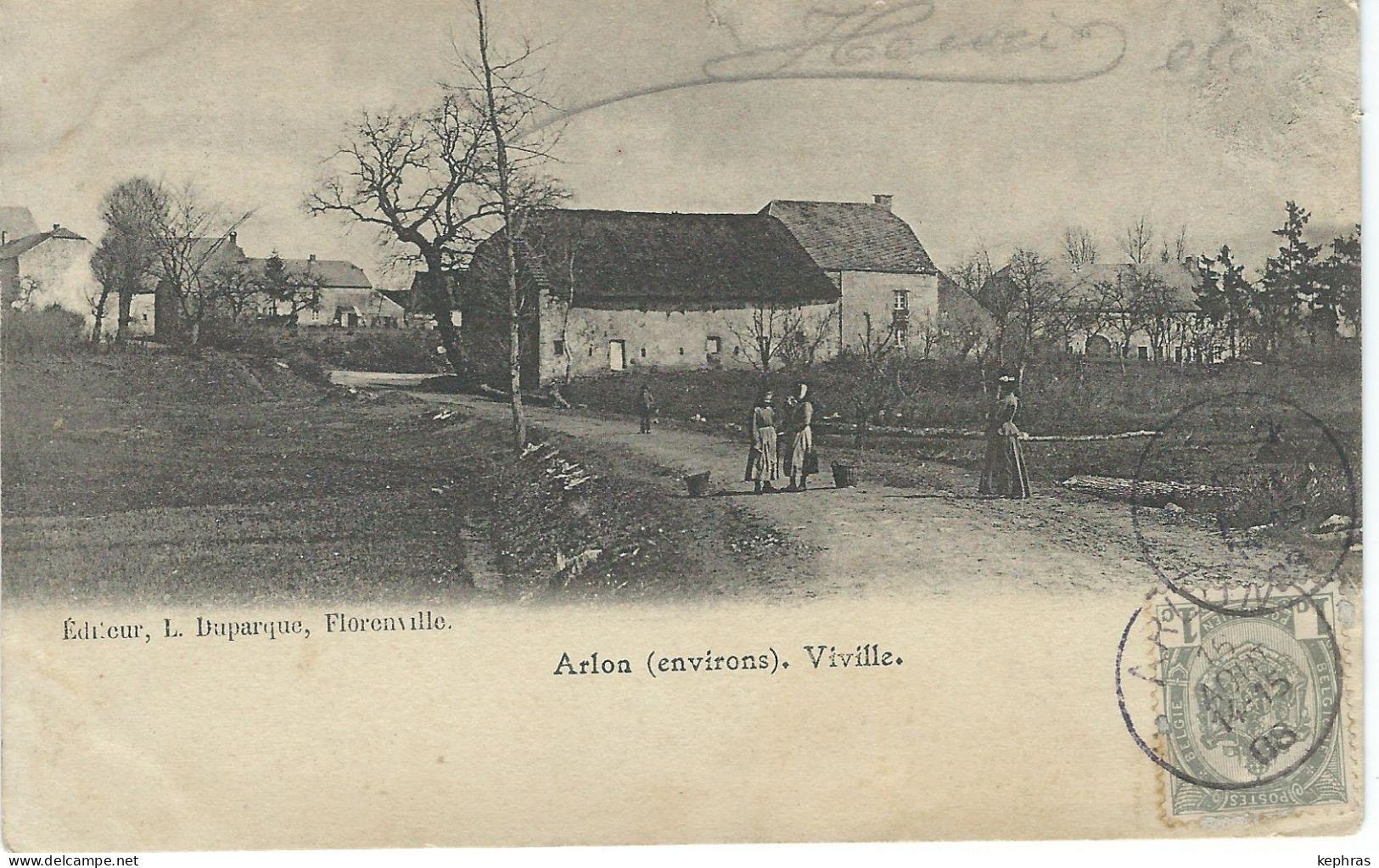 Environs ARLON - VIVILLE - Cachet De La Poste 1908 - Arlon