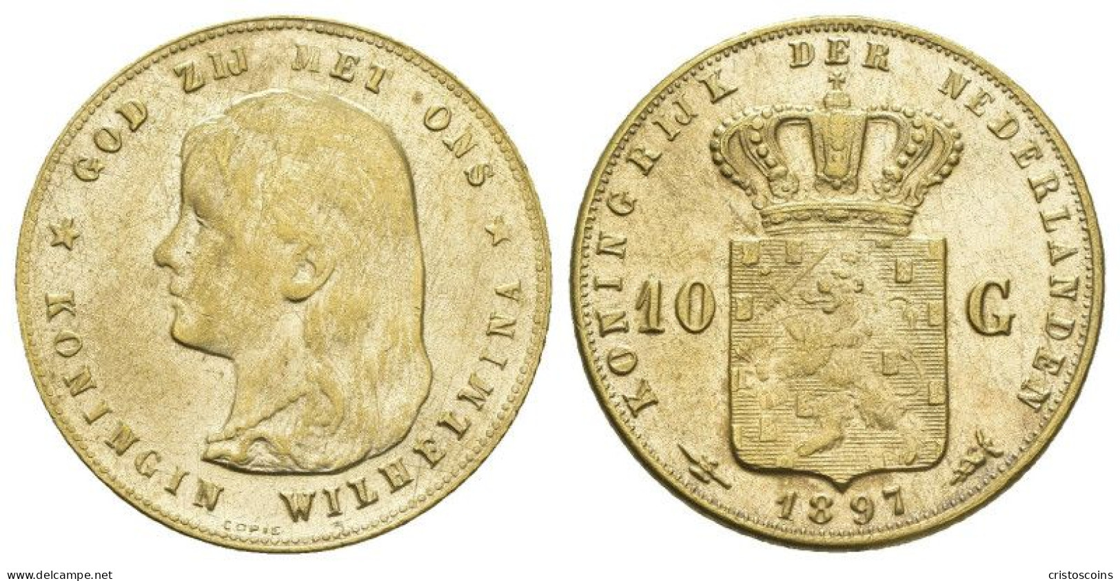 Olanda/Paesi Basi 10G.1897. (V-26 - 10 Gulden