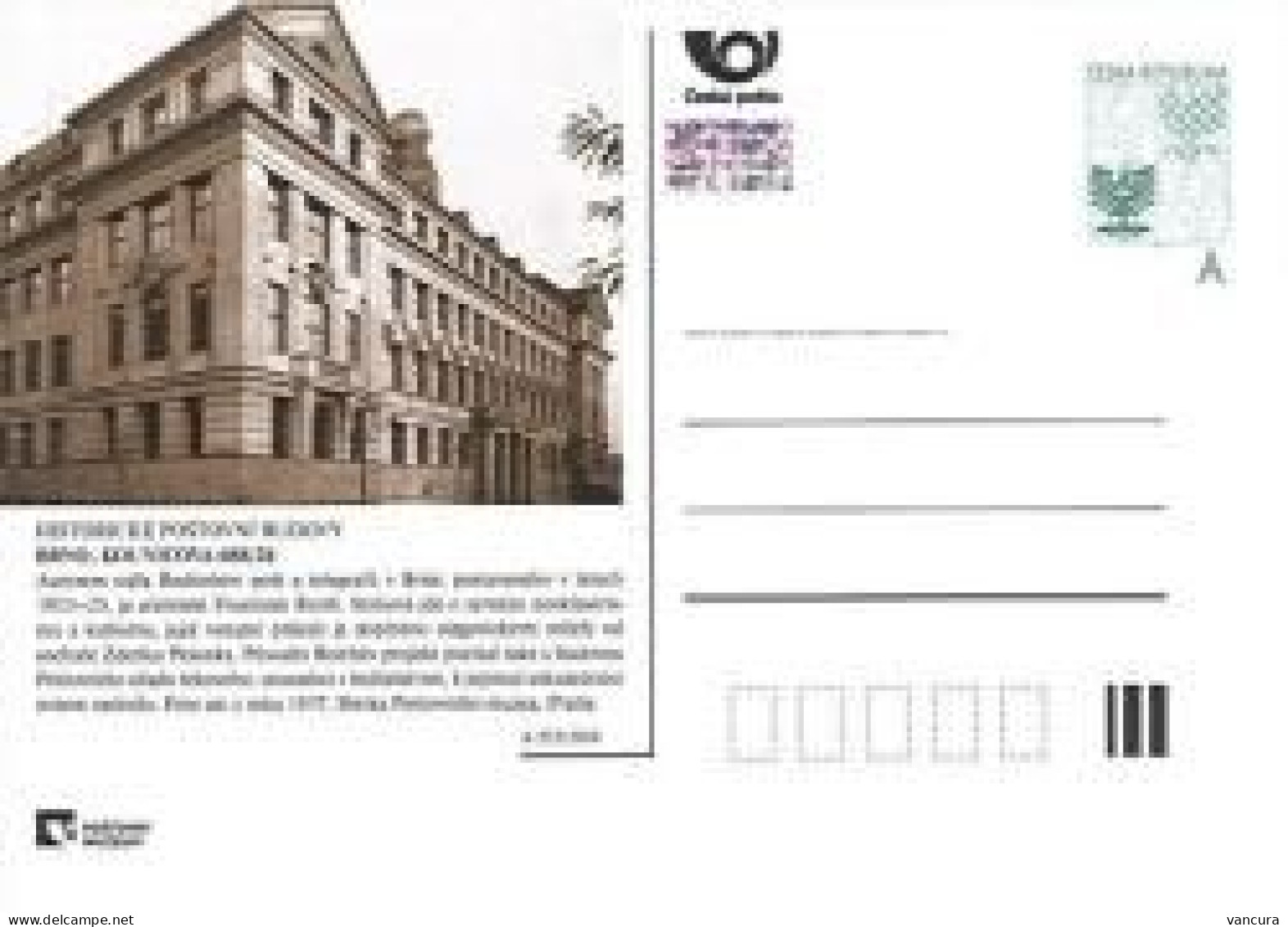 CDV 180 A Czech Republic Historical Postal Buildings 2018 Theresienstadt Postoffice And 7 More - Altri & Non Classificati