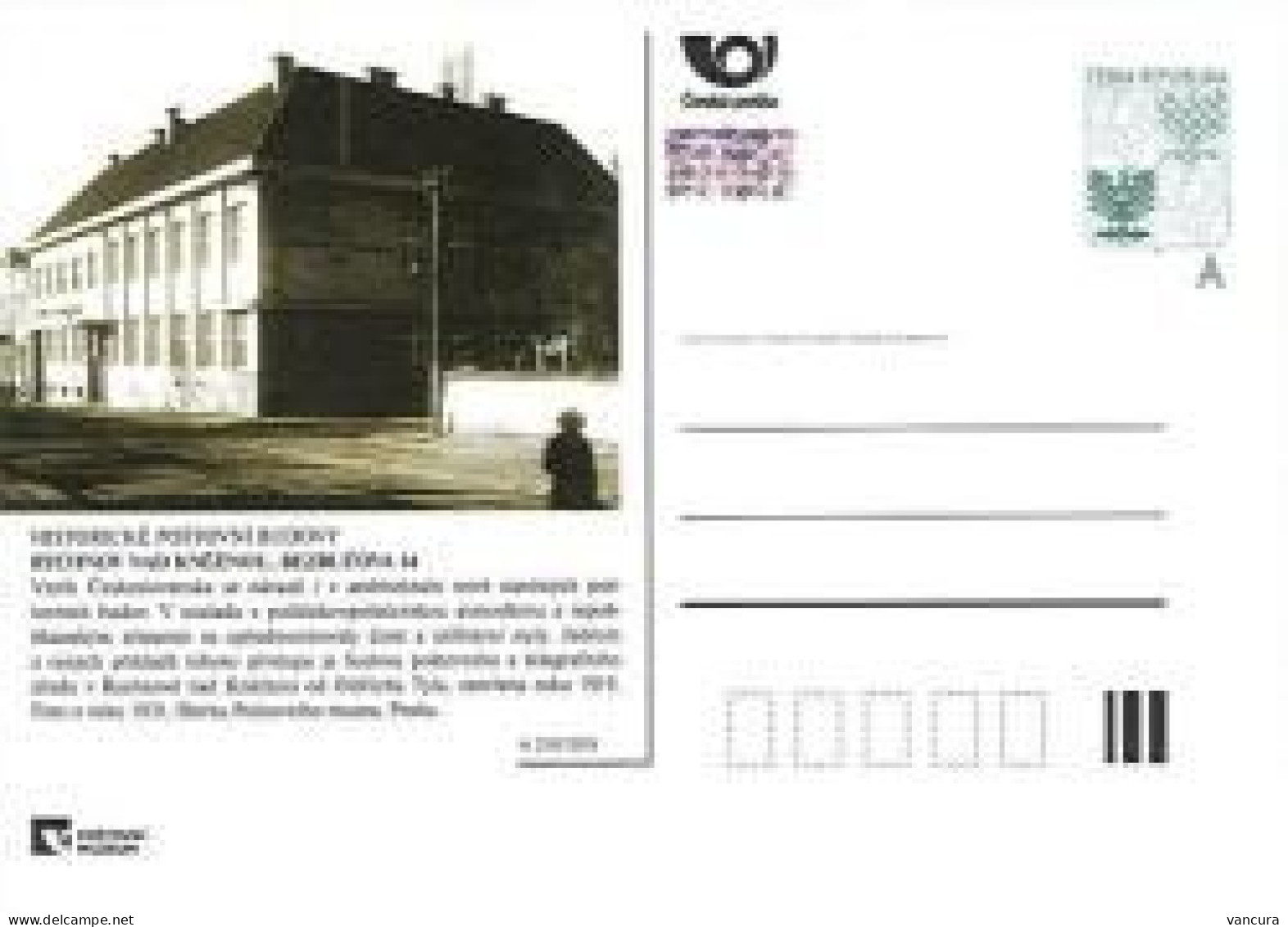 CDV 180 A Czech Republic Historical Postal Buildings 2018 Theresienstadt postoffice and 7 more