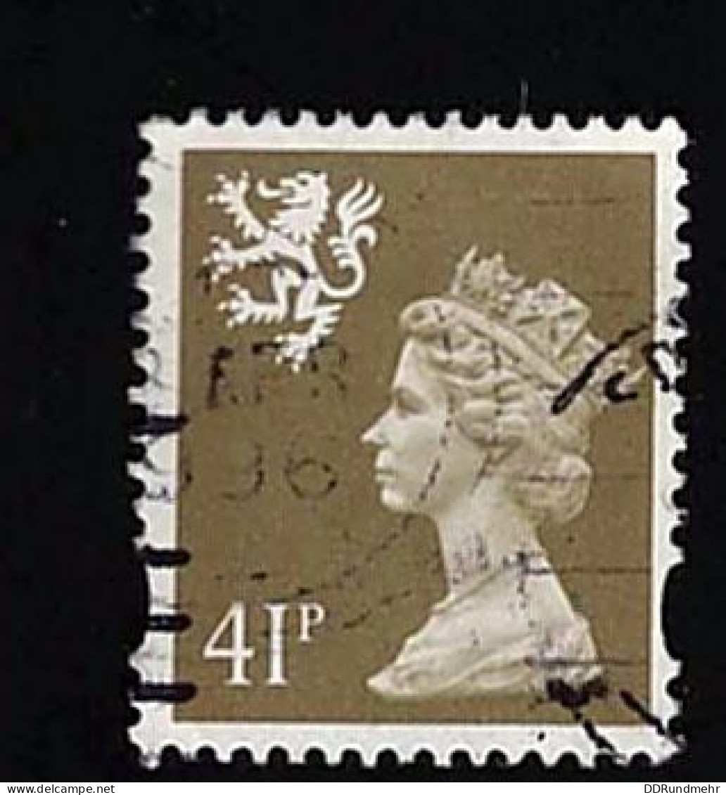 1993 Elizabeth II  Michel GB-S 68 Stamp Number GB-S MH69 Yvert Et Tellier GB 1727 Stanley Gibbons GB S88 Used - Escocia