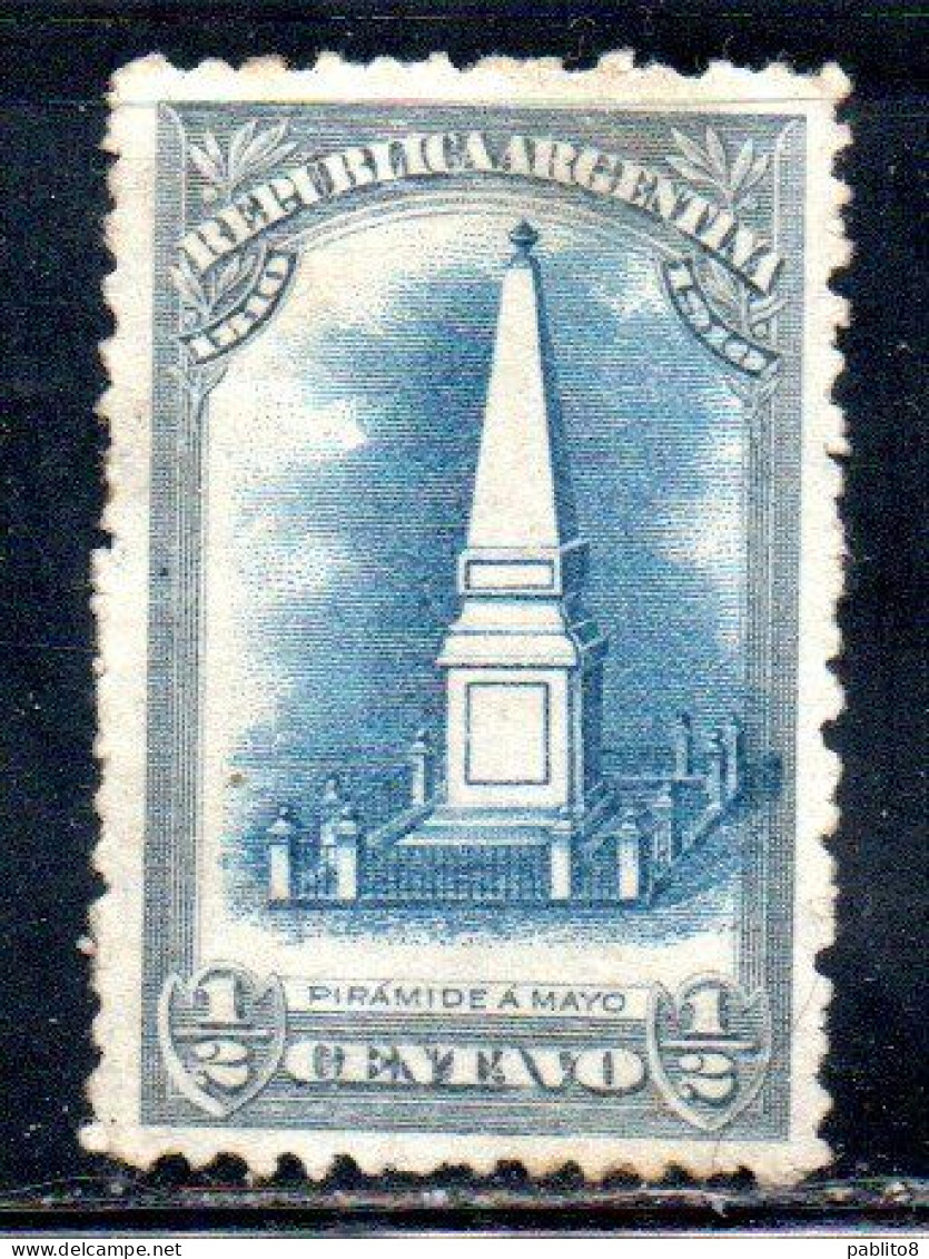 ARGENTINA 1910  PYRAMID OF MAY 1/2c MH - Unused Stamps