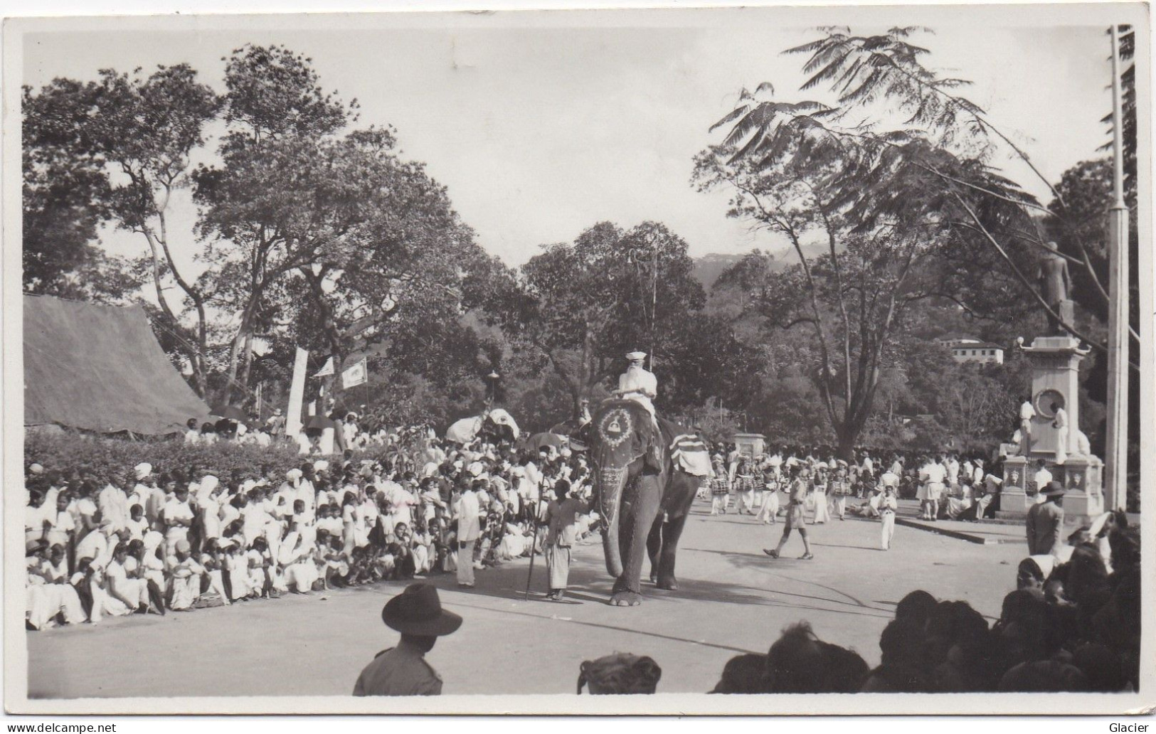 Sri Lanka- Ceylon - Photo Card - Eléphant - Elephant - Fête ? - Sri Lanka (Ceylon)