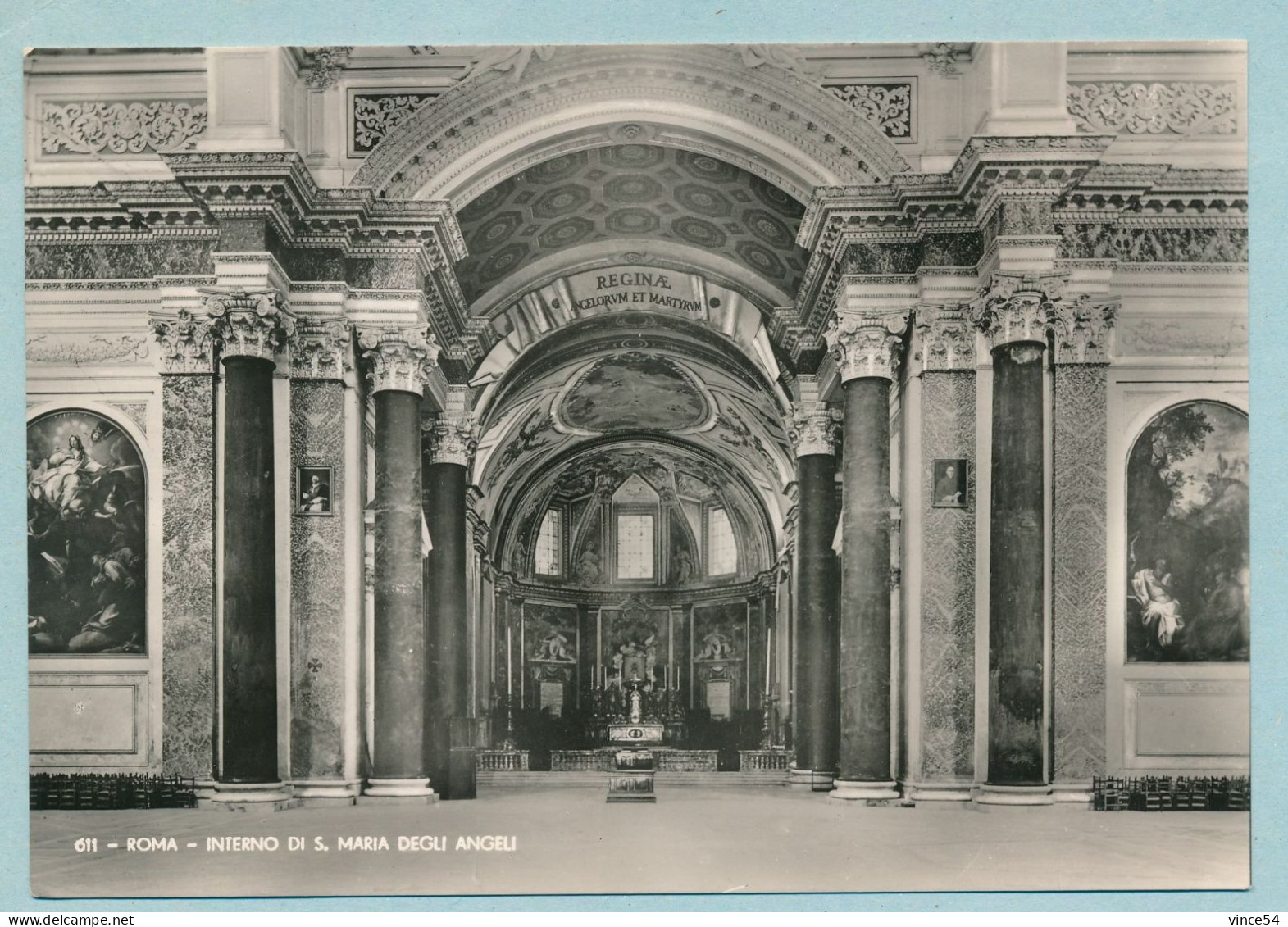 ROMA - Interno Di S. Maria Degli Angeli - Eglises