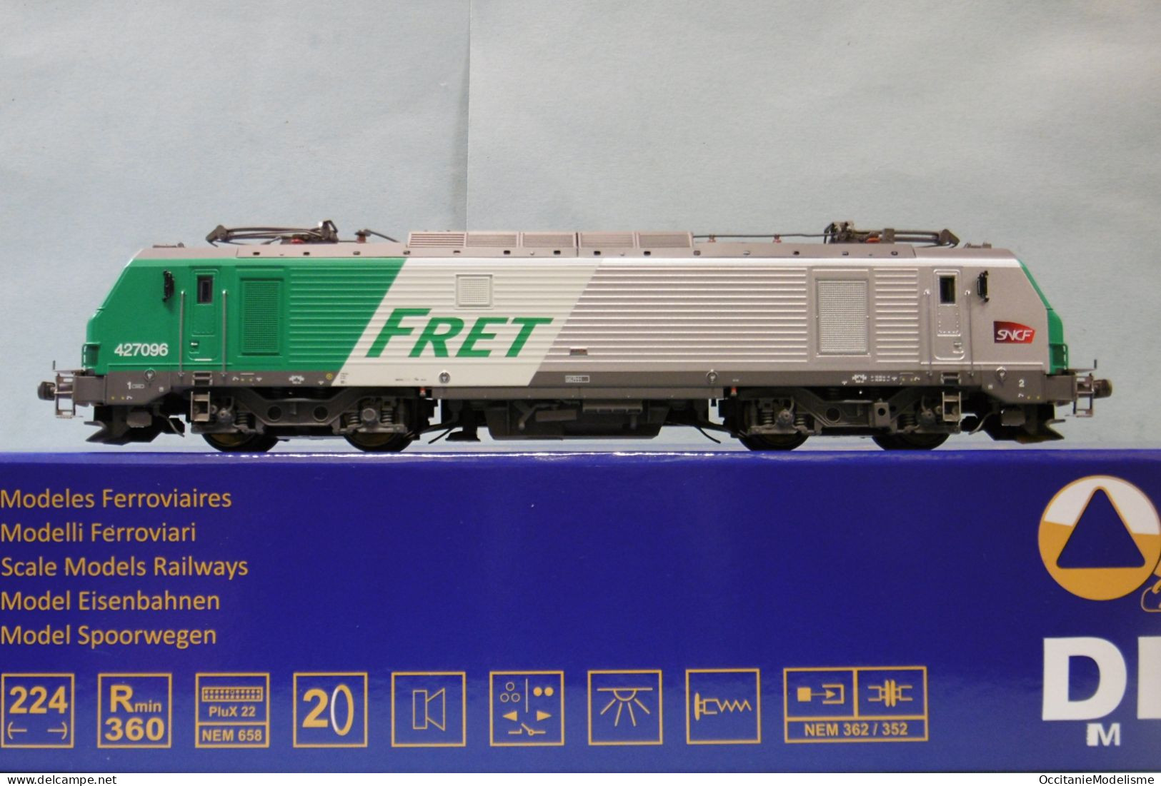 Oskar - Locomotive Electrique BB 427096 FRET SNCF Réf. OS2701 Neuf NBO HO 1/87 - Loks