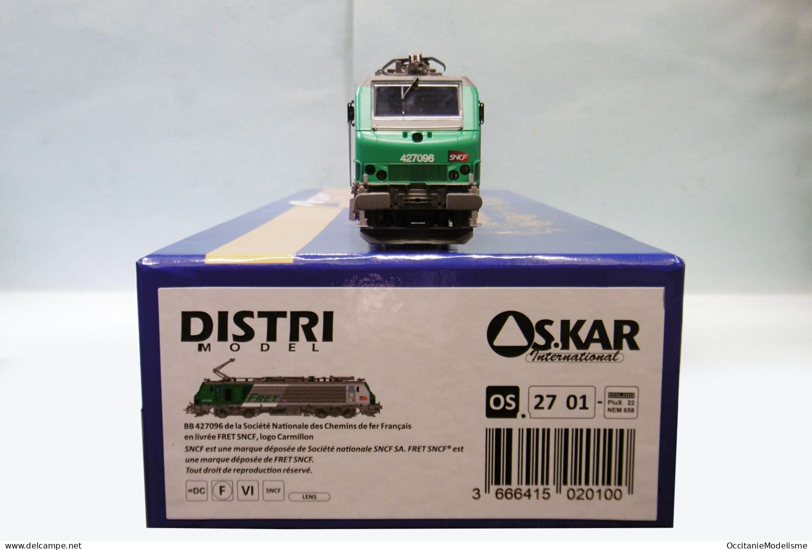 Oskar - Locomotive Electrique BB 427096 FRET SNCF réf. OS2701 Neuf NBO HO 1/87