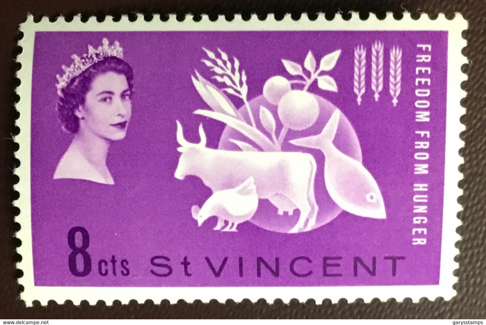 St Vincent 1963 Freedom From Hunger MNH - St.Vincent (...-1979)