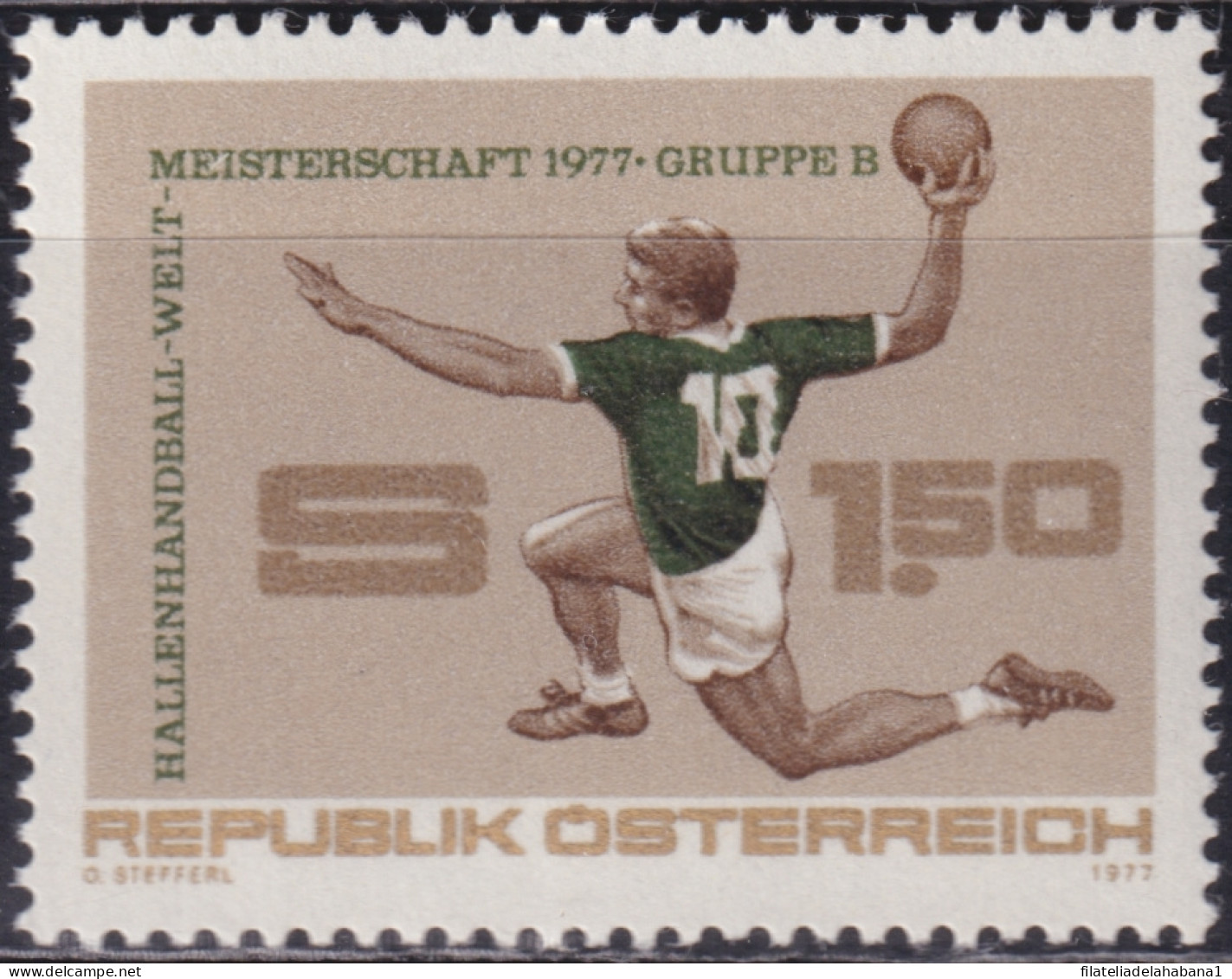 F-EX48261 AUSTRIA MNH 1977 SPORT HANDBALL.  - Other & Unclassified