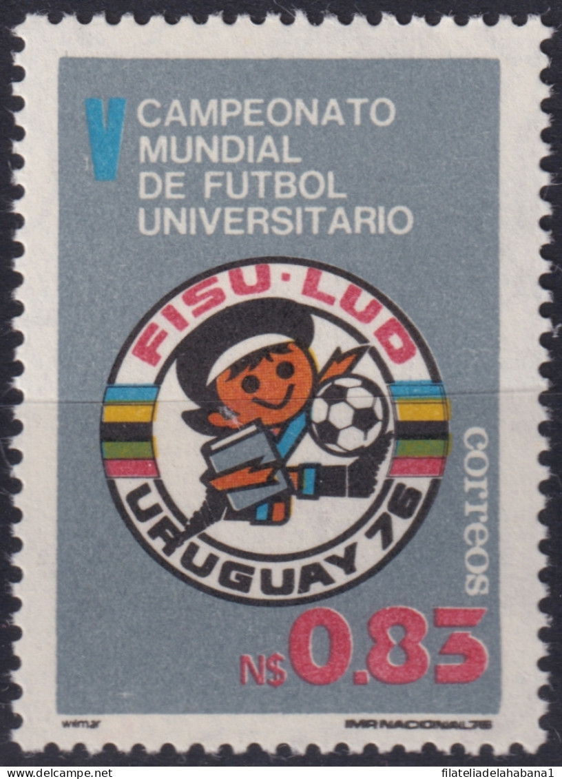 F-EX48267 URUGUAY MNH 1976 SPORT UNIVERSITY YOUTH SOCCER CHAMPIONSHIP.  - Nuovi
