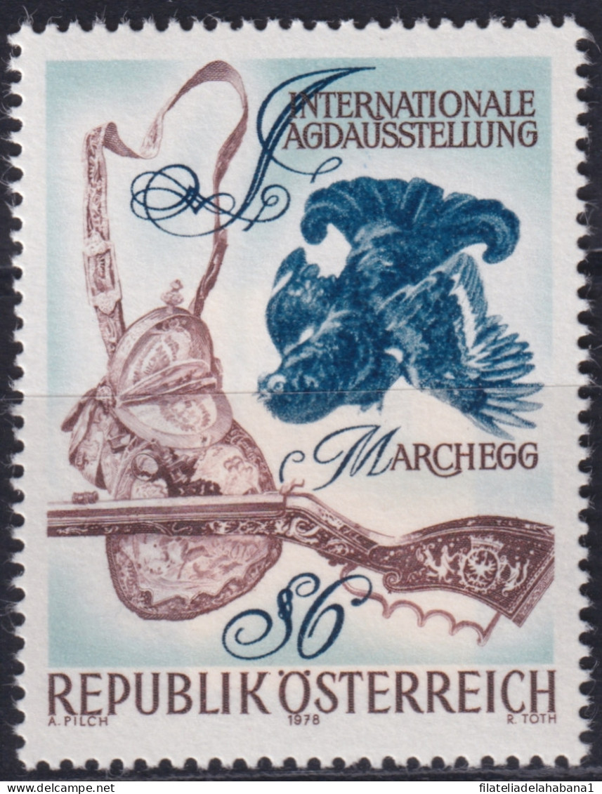 F-EX48275 AUSTRIA MNH 1978 SHUTTING HUNTING HUNT OLD ARMS.  - Tiro (armi)