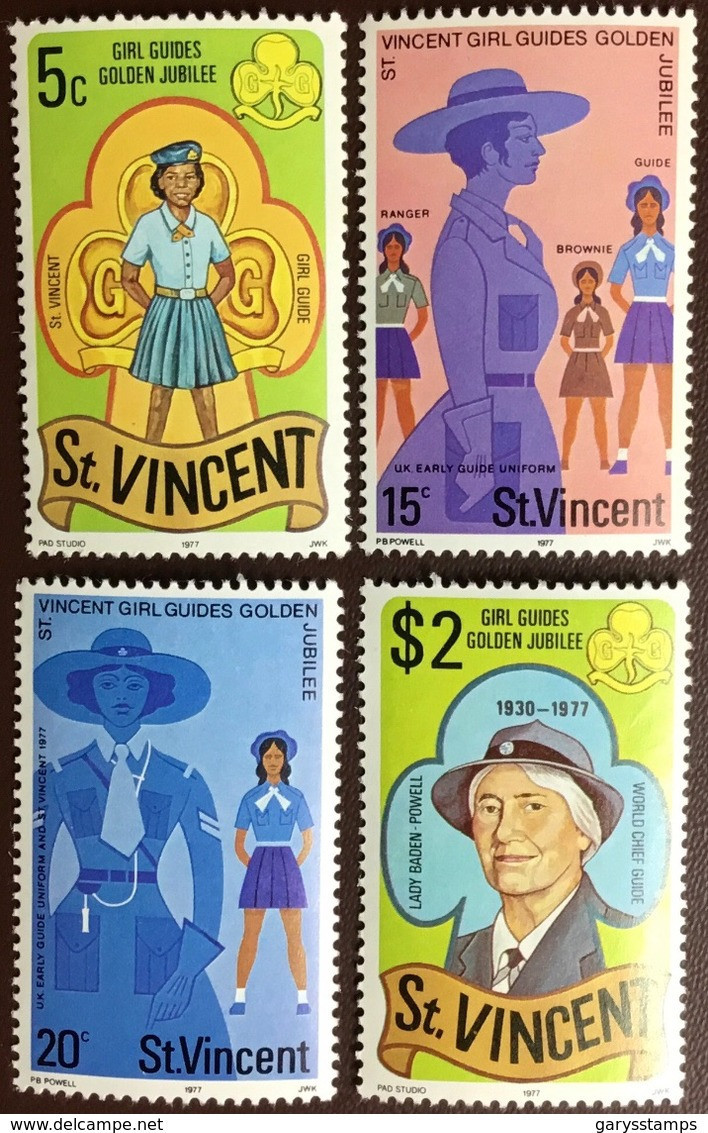 St Vincent 1977 Girl Guides MNH - St.Vincent (...-1979)