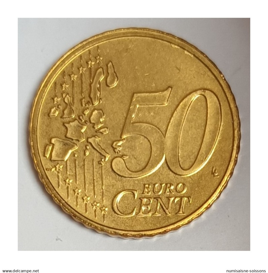 LUXEMBOURG - 50 CENT GRAND DUC HENRI - 2003 - SUPERBE A FLEUR DE COIN - Luxemburgo