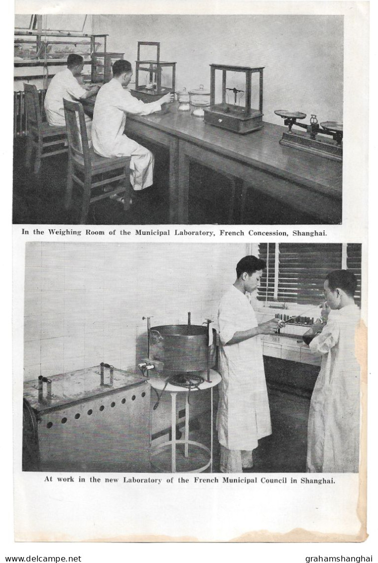 Magazine Article 'China Journal' 1936 "Medical Progress In Shanghai" Chinese Medicine Hospitals Public Health 中国上海 - Storia