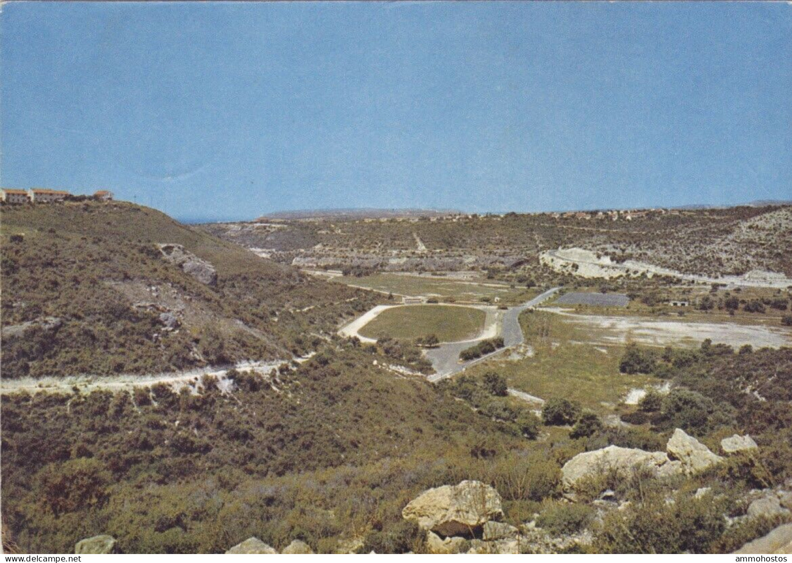 CYPRUS POSTCARD EPISCOPI SOVEREIGN BASE PARAMALI SPORTS GROUND DIXON USED FPO - Cipro