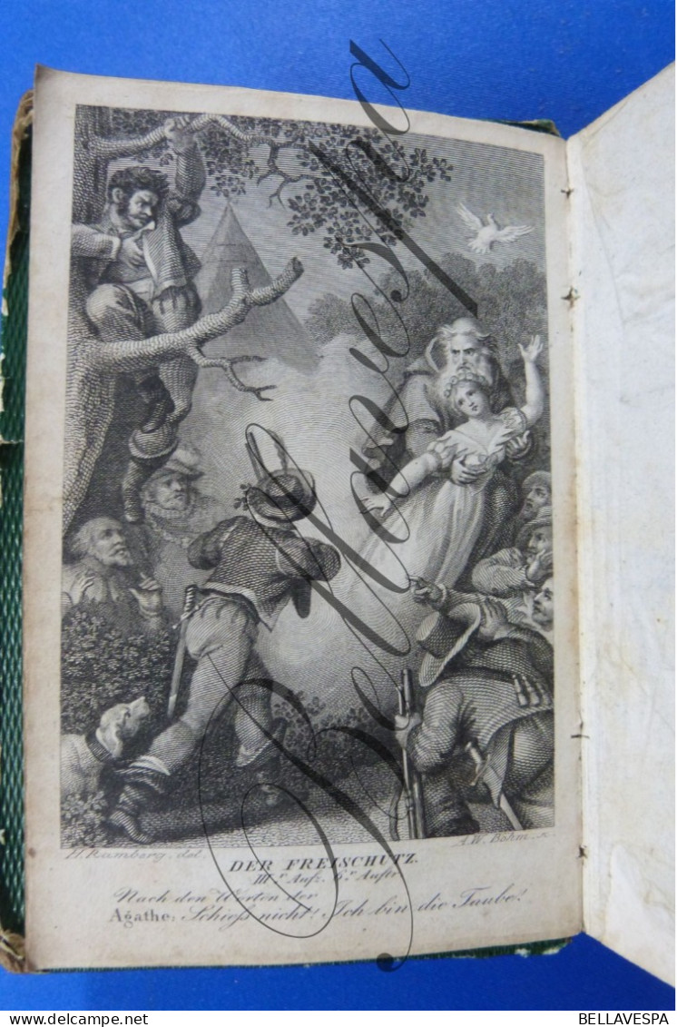Orphea Taschenbuch -jahres 1824-   376 Pages Mit Acht Kupher Gravures Nach H.Ramberg 1 Jarhgang - Oude Boeken