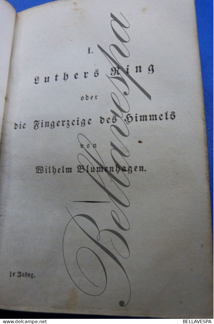 Orphea Taschenbuch -jahres 1824-   376 pages mit acht Kupher gravures nach H.Ramberg 1 jarhgang