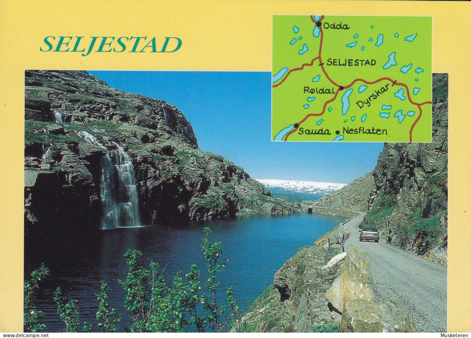 Norway PPC Seljestad Hardanger Ellingsen 3895-3 1992 (2 Scans) - Norvège