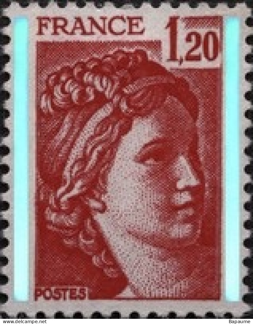 France - Yvert & Tellier N°1974 - Type Sabine 1,20f Rouge - Neuf** NMH Cote Catalogue 0,70€ - Ongebruikt