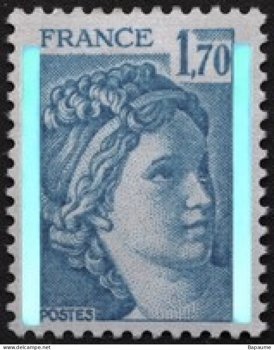 France - Yvert & Tellier N°1976 - Type Sabine 1,70f Bleu Clair - Neuf** NMH Cote Catalogue 1,10€ - Ongebruikt