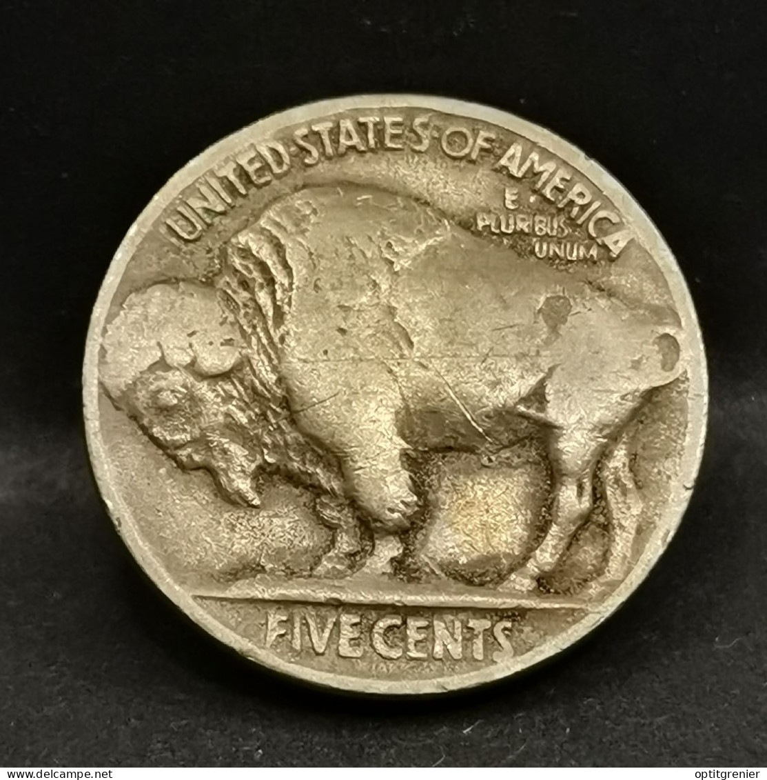 5 CENTS BUFFALO NICKEL 1929 USA ( BISON & TETE D'INDIEN ) - 1913-1938: Buffalo