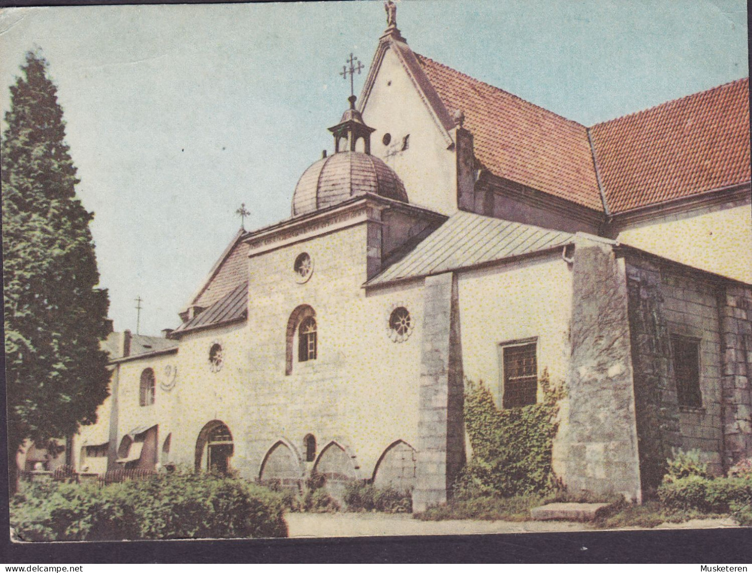 Poland PPC Jedrzedow Baroque Chapel Of Wincenty Kadlubek Nearby The Cisterian Church (2 Scans) - Polen