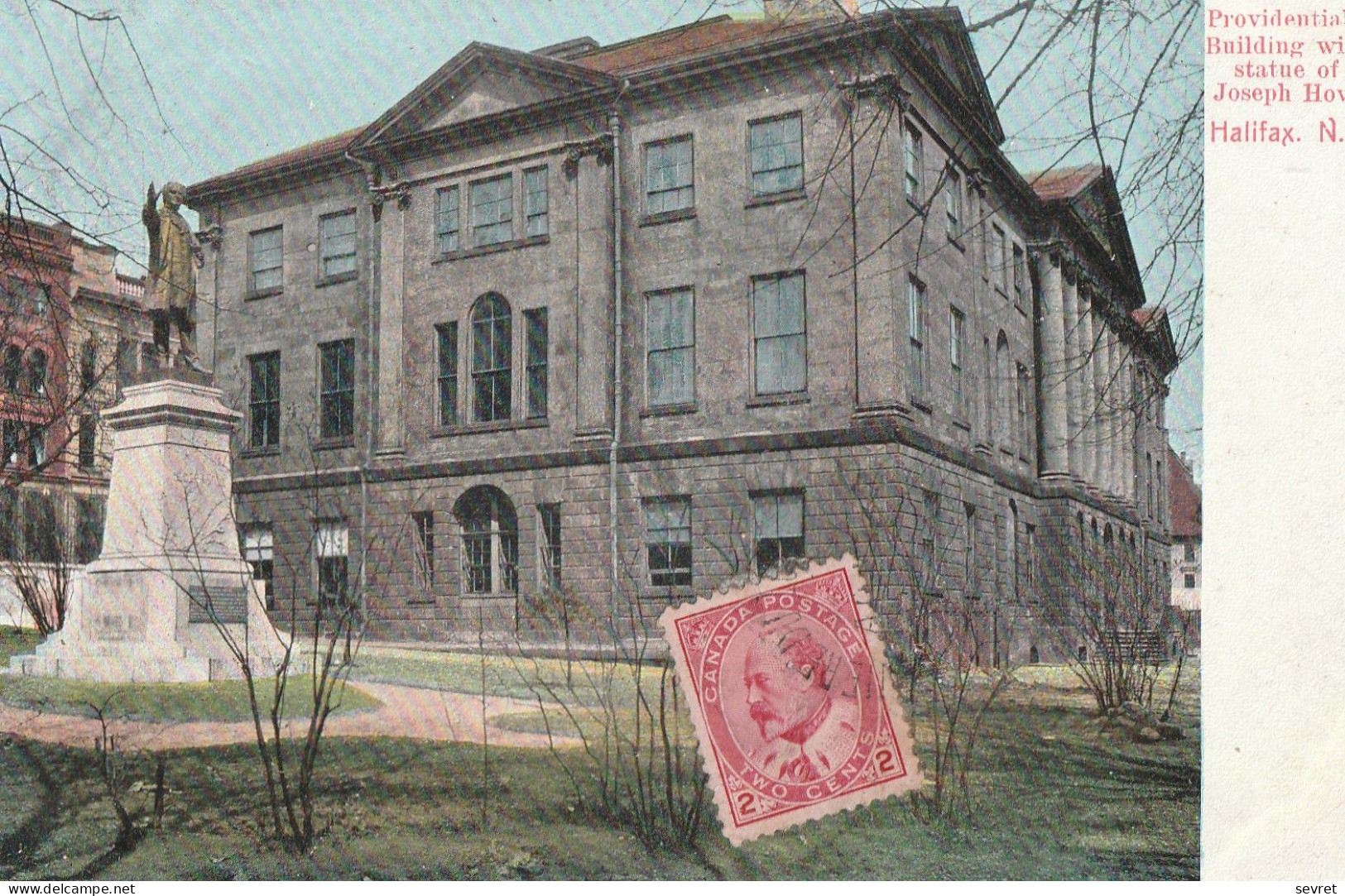 HALIFAX. N. S. - Providential Building With Statue Of Joseph Howe - Halifax