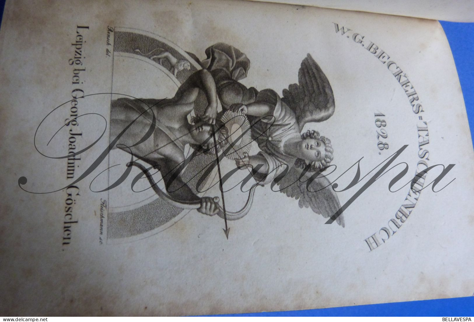 W. G. Becker's Taschenbuch zum geselligen Vergnügen. Auf das Jahr 1828.Koper Kupher Gravures