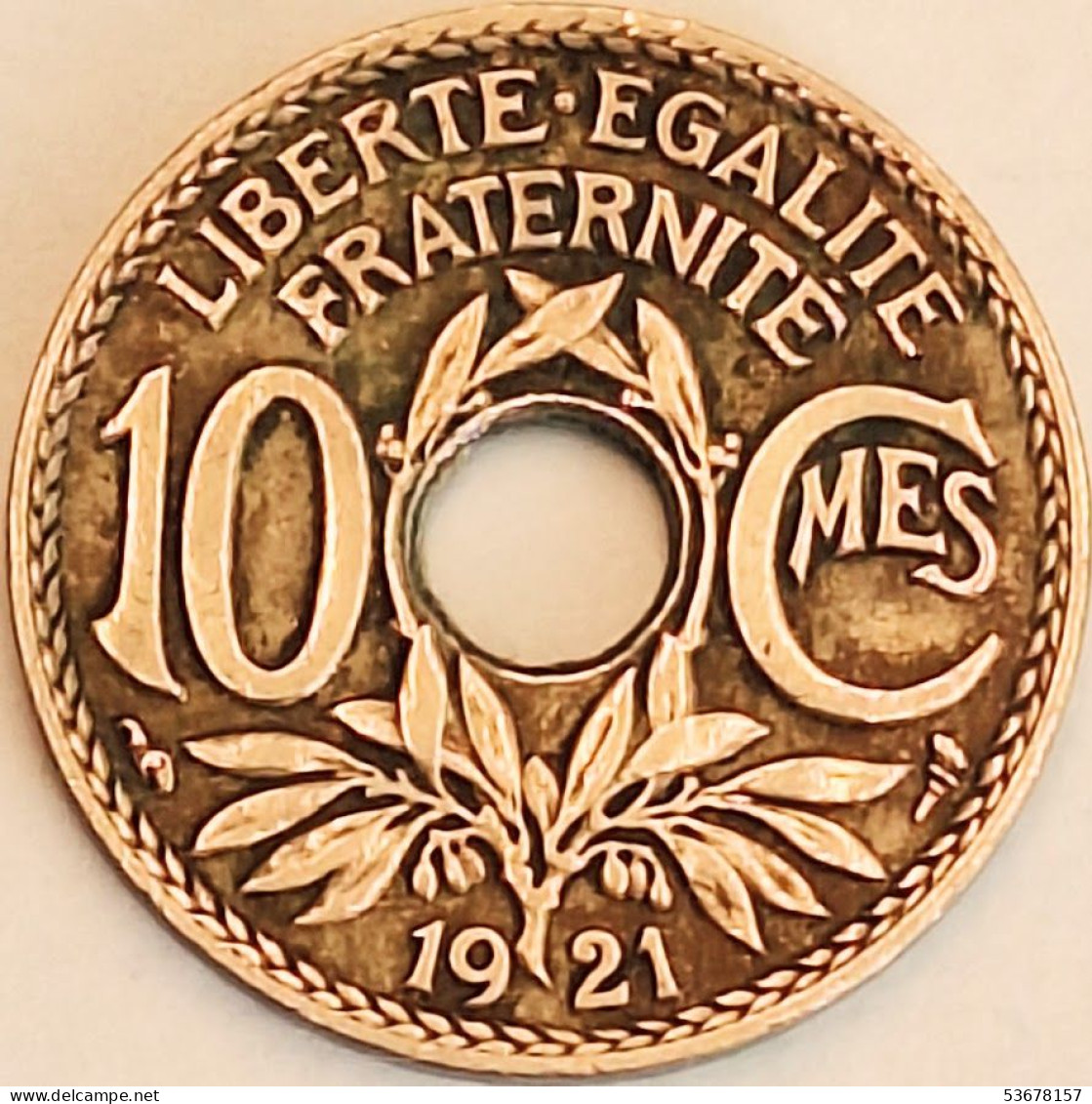 France - 10 Centimes 1921, KM# 866a (#3991) - 10 Centimes