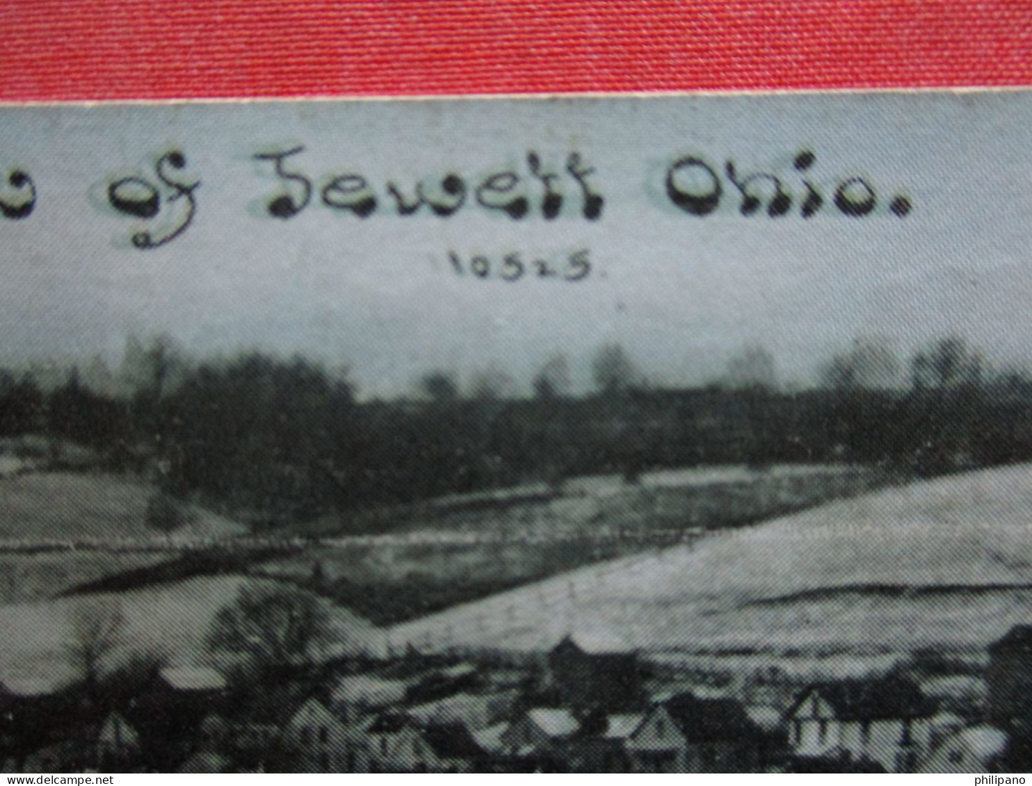 Jewett Ohio   Birdseye View Homes Railroad Depot    Ref 6364 - Other & Unclassified