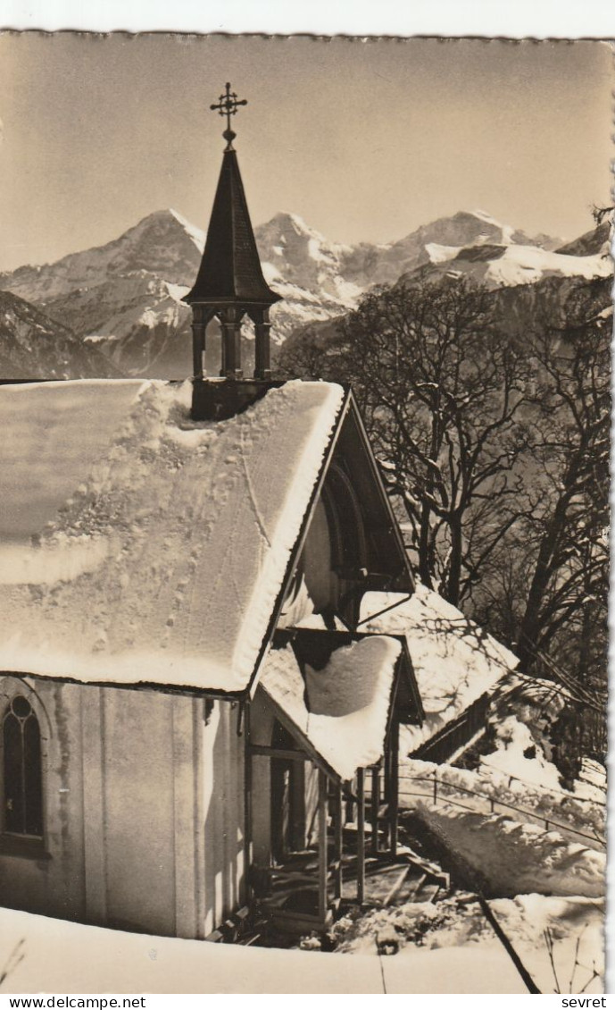 Beatenberg Kath Kirche, Eiger- Mönch -Jungfrau - Beatenberg