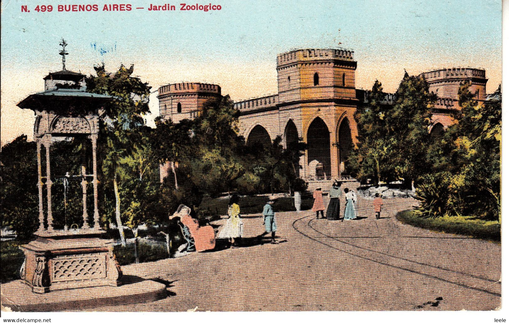 CO71. Vintage Postcard. Zoological Gardens. Buenos Aires. Argentina - Argentinien