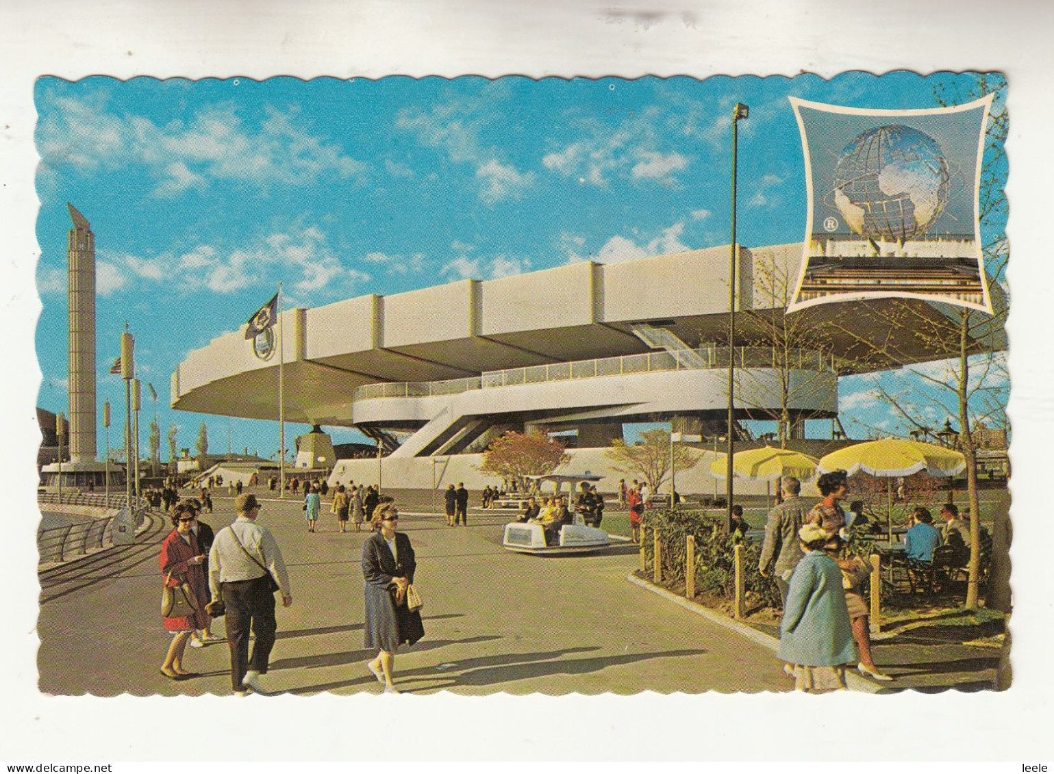 CO23. Vintage US Postcard. New York World's Fair. Bell Telephone Pavilion - Expositions