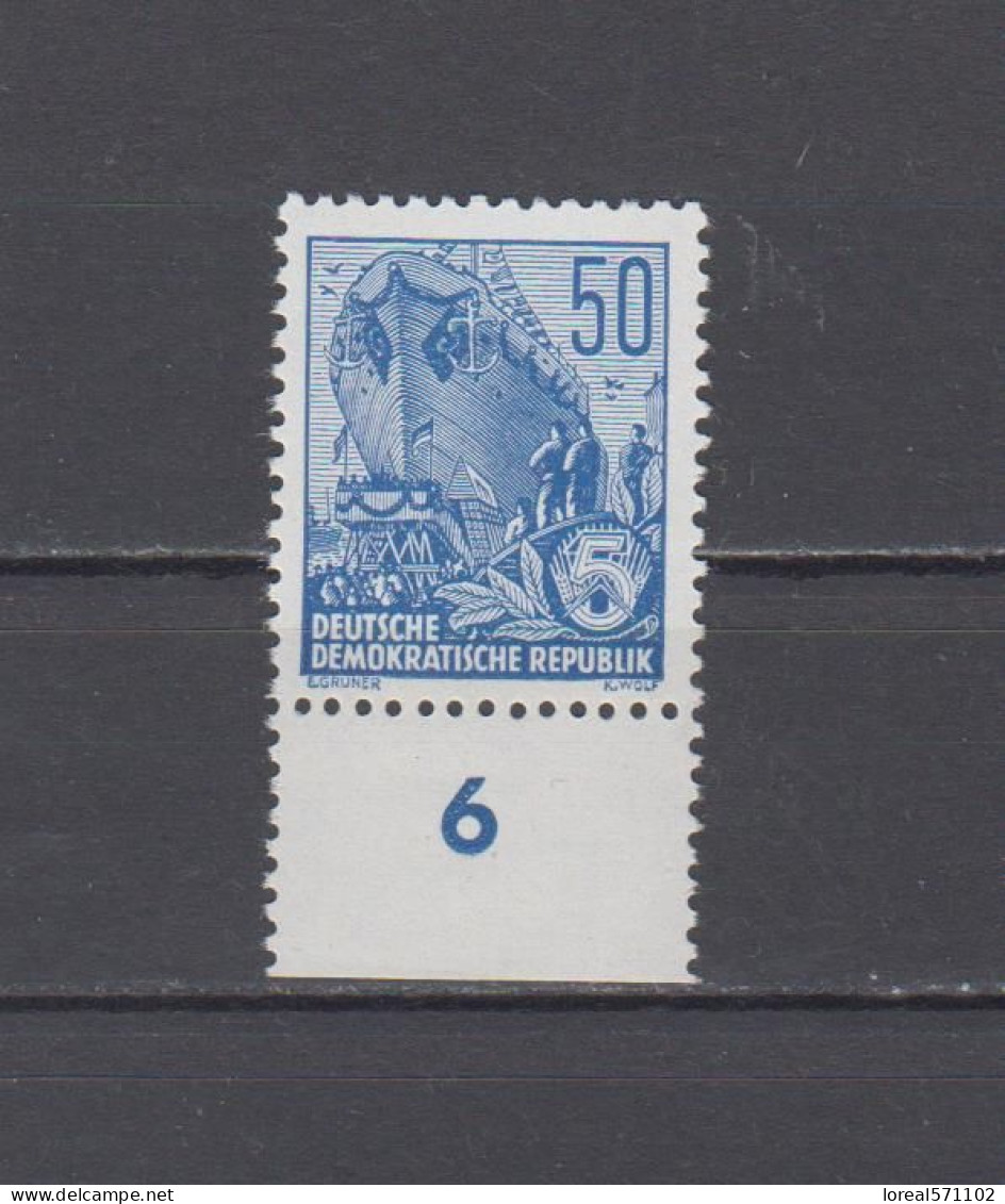 DDR 1955 Mich.Nr.457 XII ** Geprüft Schönherr BPP - Unused Stamps