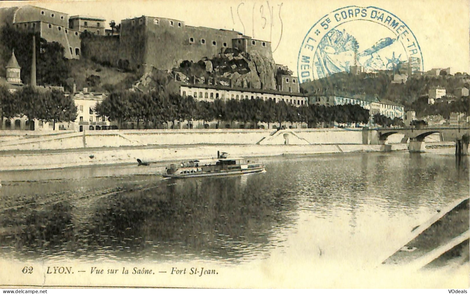 France (69) Rhône - Lyon - Vue Sur La Saône - Fort St-Jean - Altri & Non Classificati