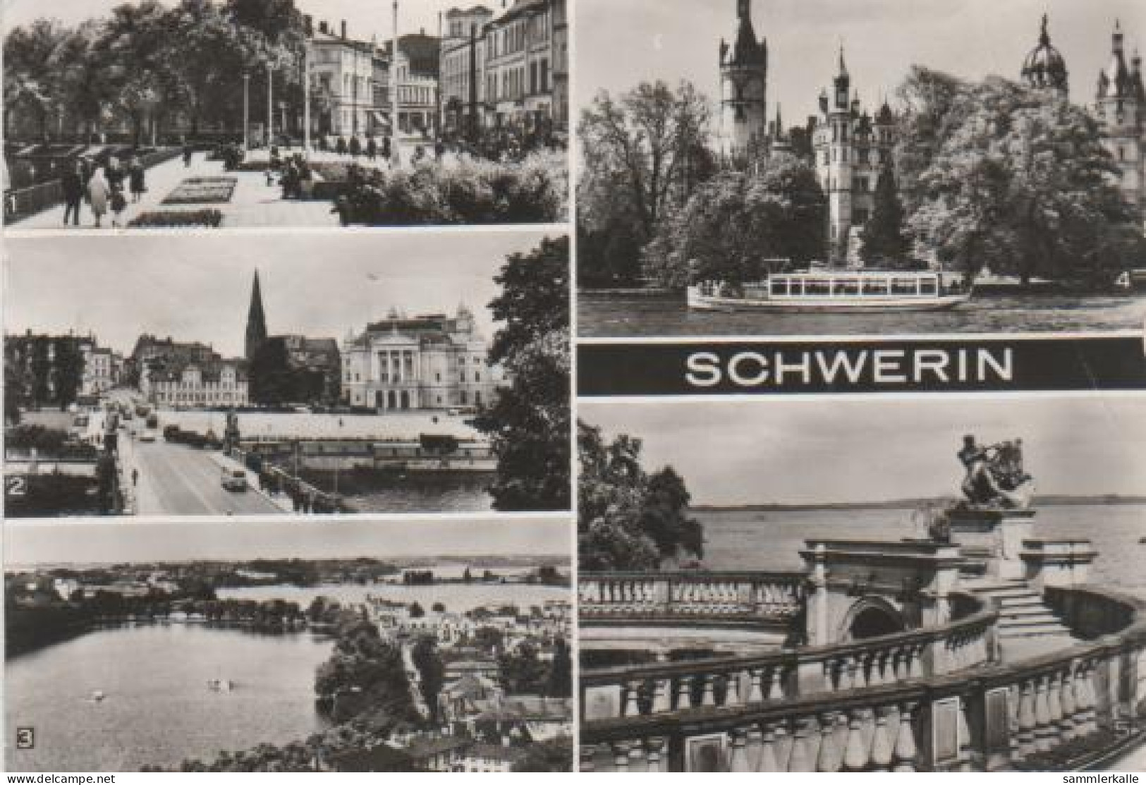 5786 - Schwerin - Anlage Pfaffenteich, Alter Garten, Blick Vom Dom Auf Pfaffenteich Und Ziegelsee, Schloss - Schwerin