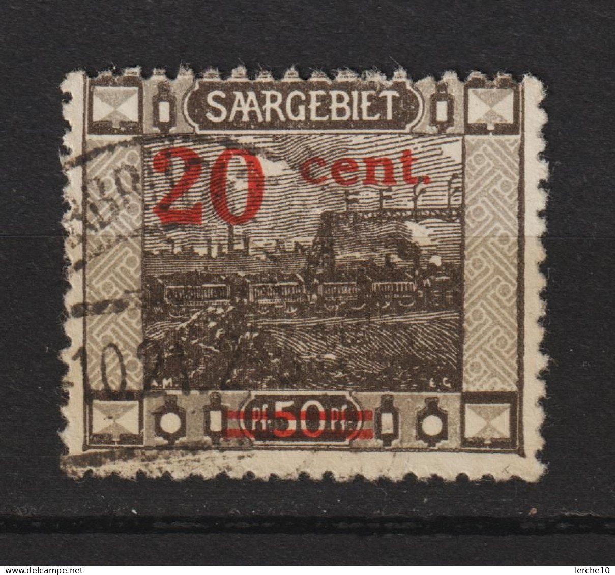 Saar MiNr. 74 II  (sab03) - Gebraucht