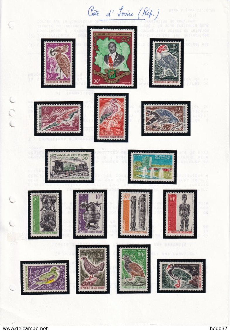 Côte D'Ivoire - Collection Jusqu'en 2005 - Poste & Poste Aérienne - Neufs ** Sans Charnière - TB - Côte D'Ivoire (1960-...)