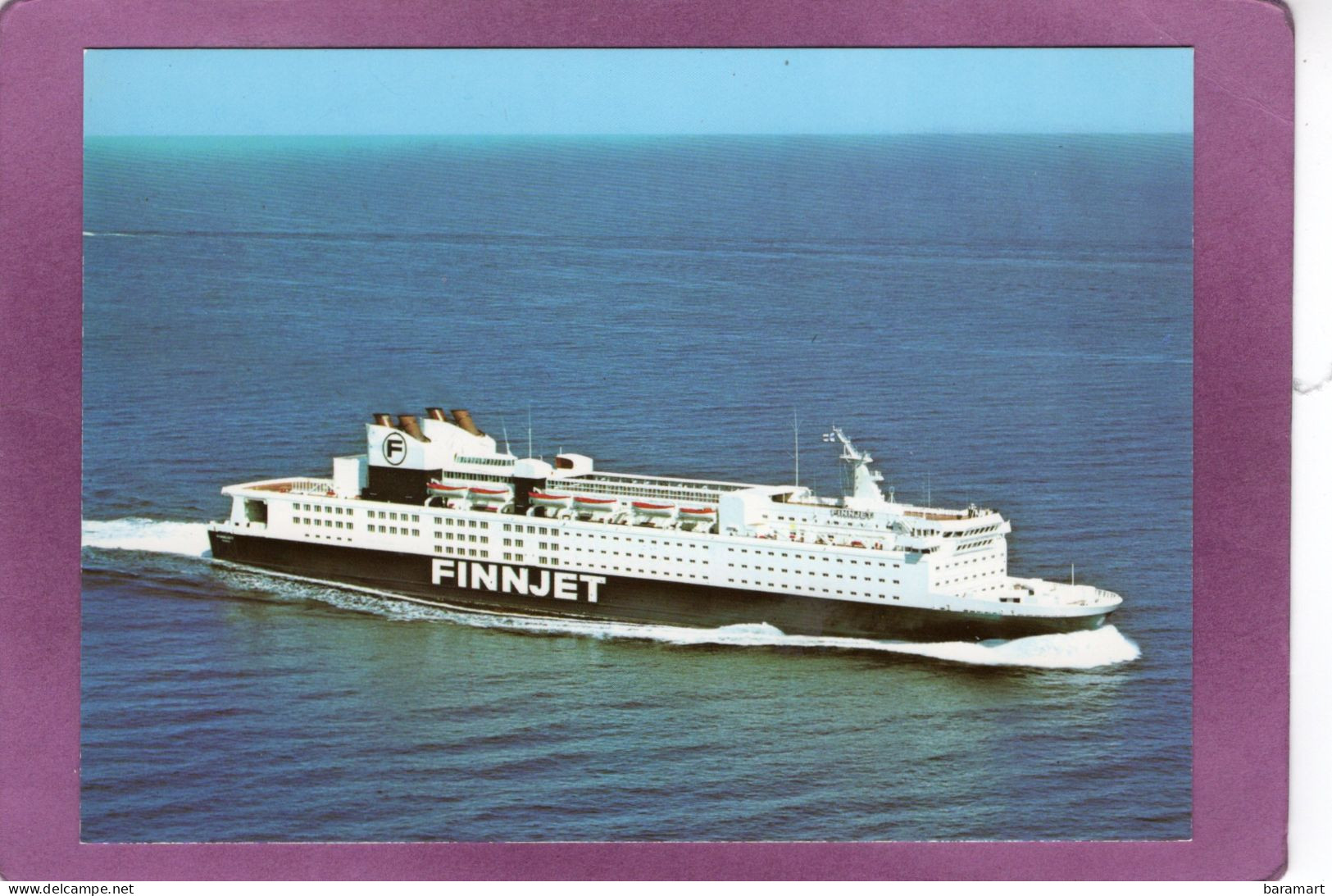 Férry  FINNJET Das Größte Und Schnellste Passagierfährschiff Der Welt 24600 BRT 31 Knoten Fährdienst Travemünde - Ferries