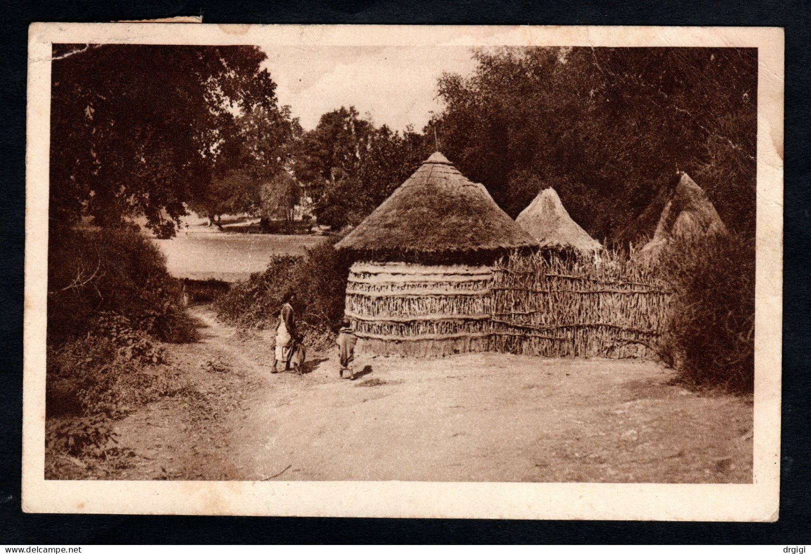 SOMALIA ITALIANA, CARTOLINA 1928, SASS. 77, MOGADISCIO PER TORINO - Somalia