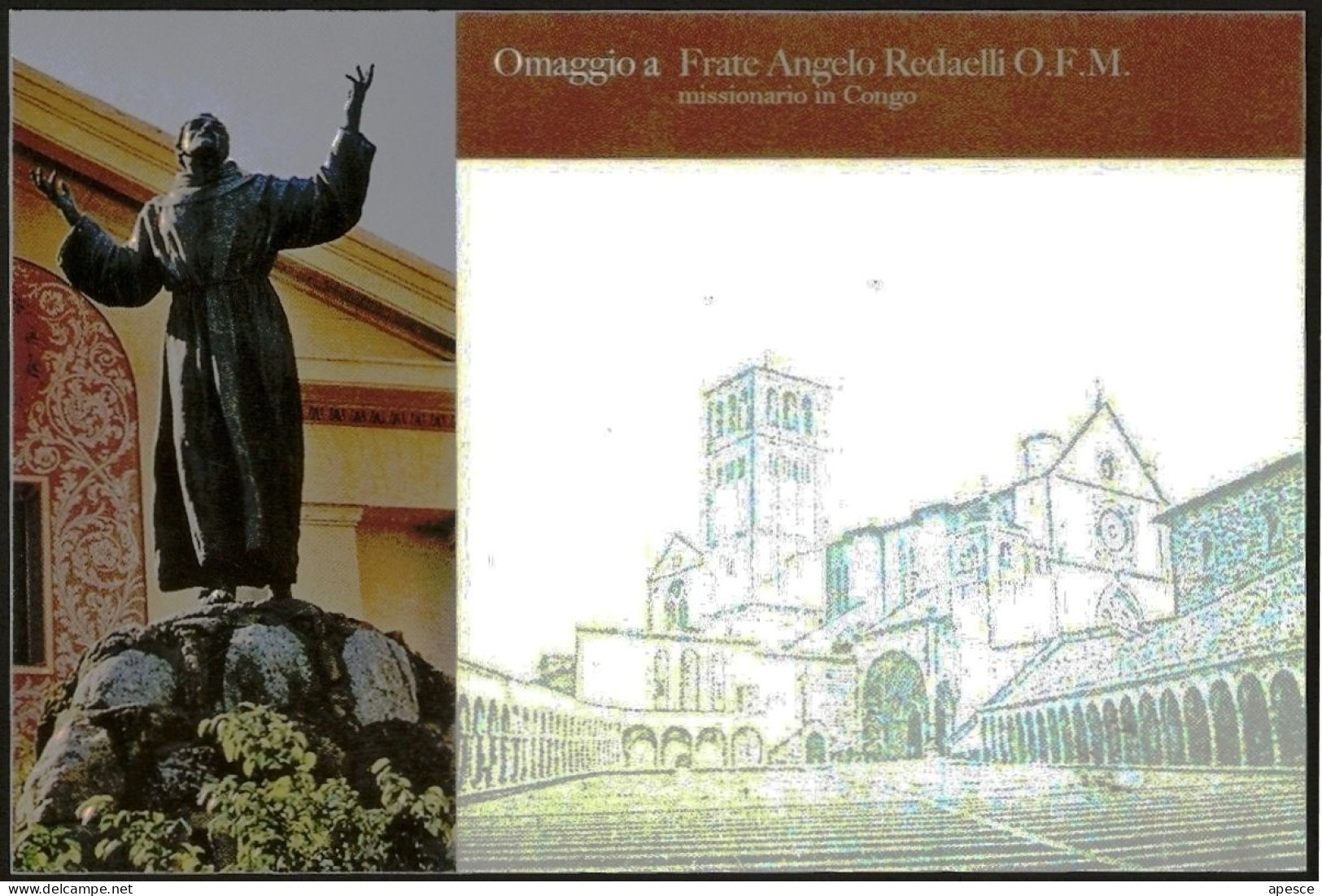 ITALIA OMAGGIO A FRATE ANGELO READELLI O.F.M. MISSIONARIO IN CONGO - ASSOCIAZIONE CULTURALE ANASSILAOS - I - Altri & Non Classificati